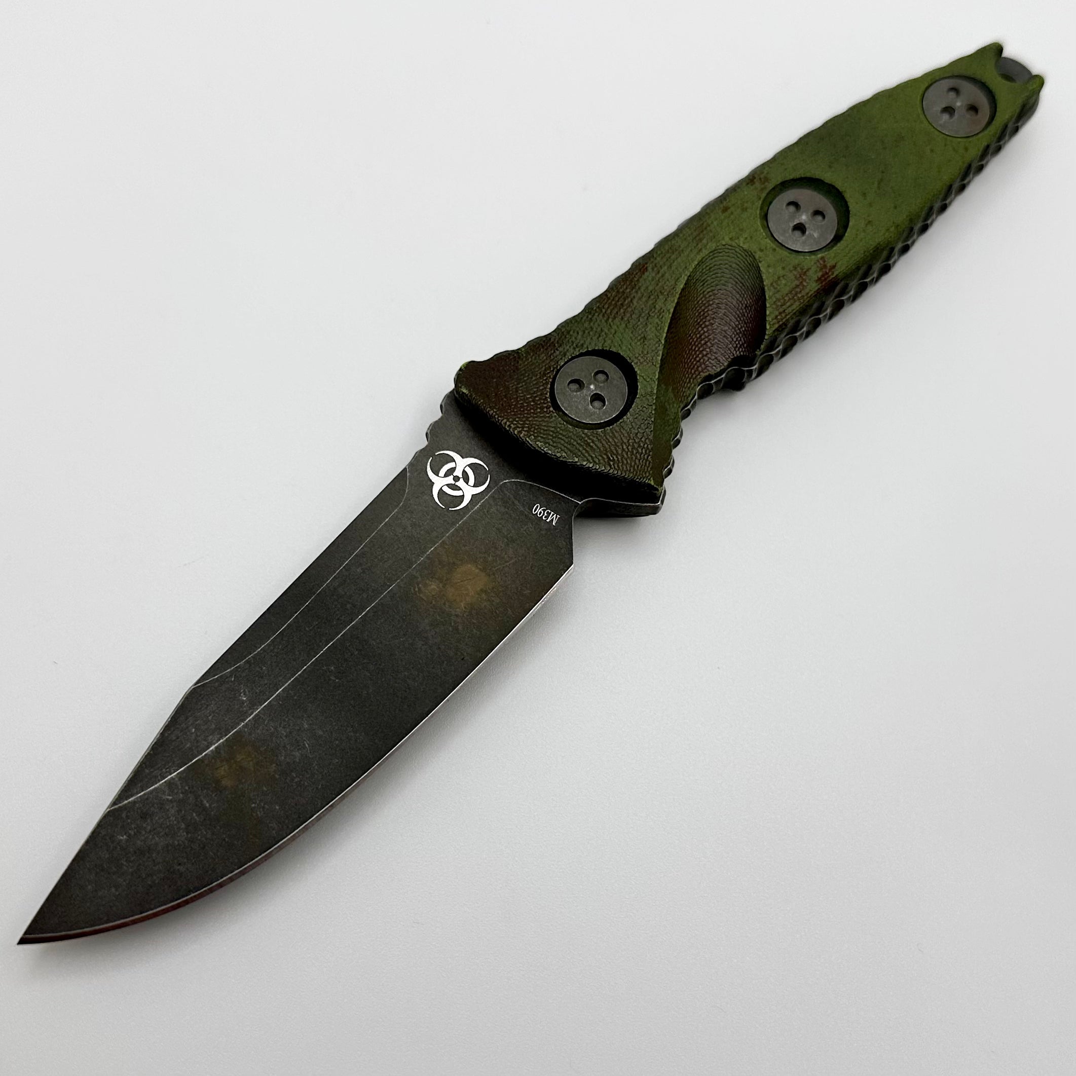 Microtech Socom Alpha Mini Outbreak Standard Signature Series 113M-1OB