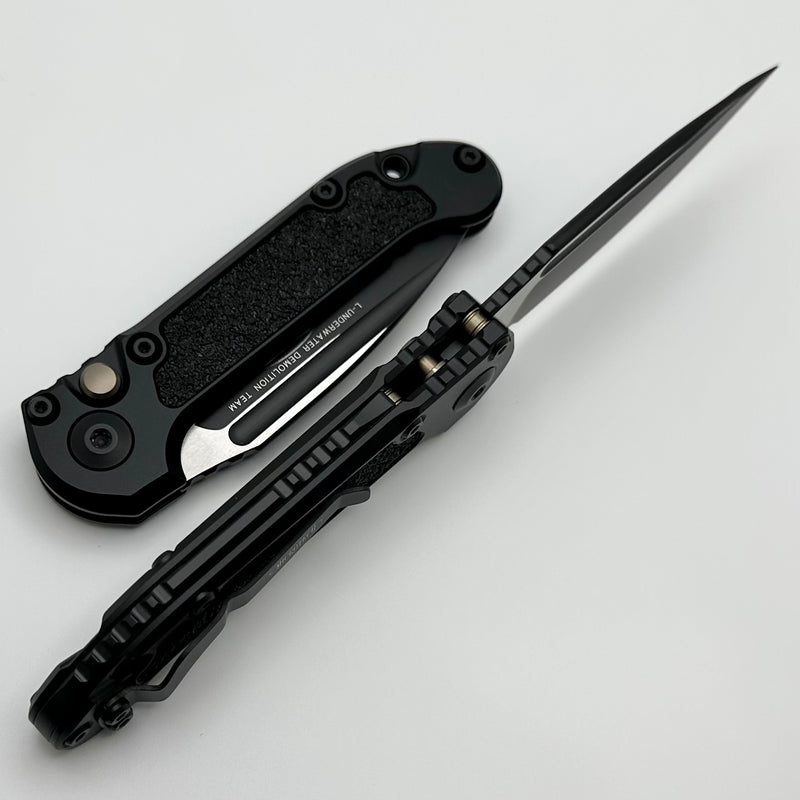 Microtech Knives LUDT Gen III Tactical Drop Point w/ Black Handle 1135-1T One Per Household