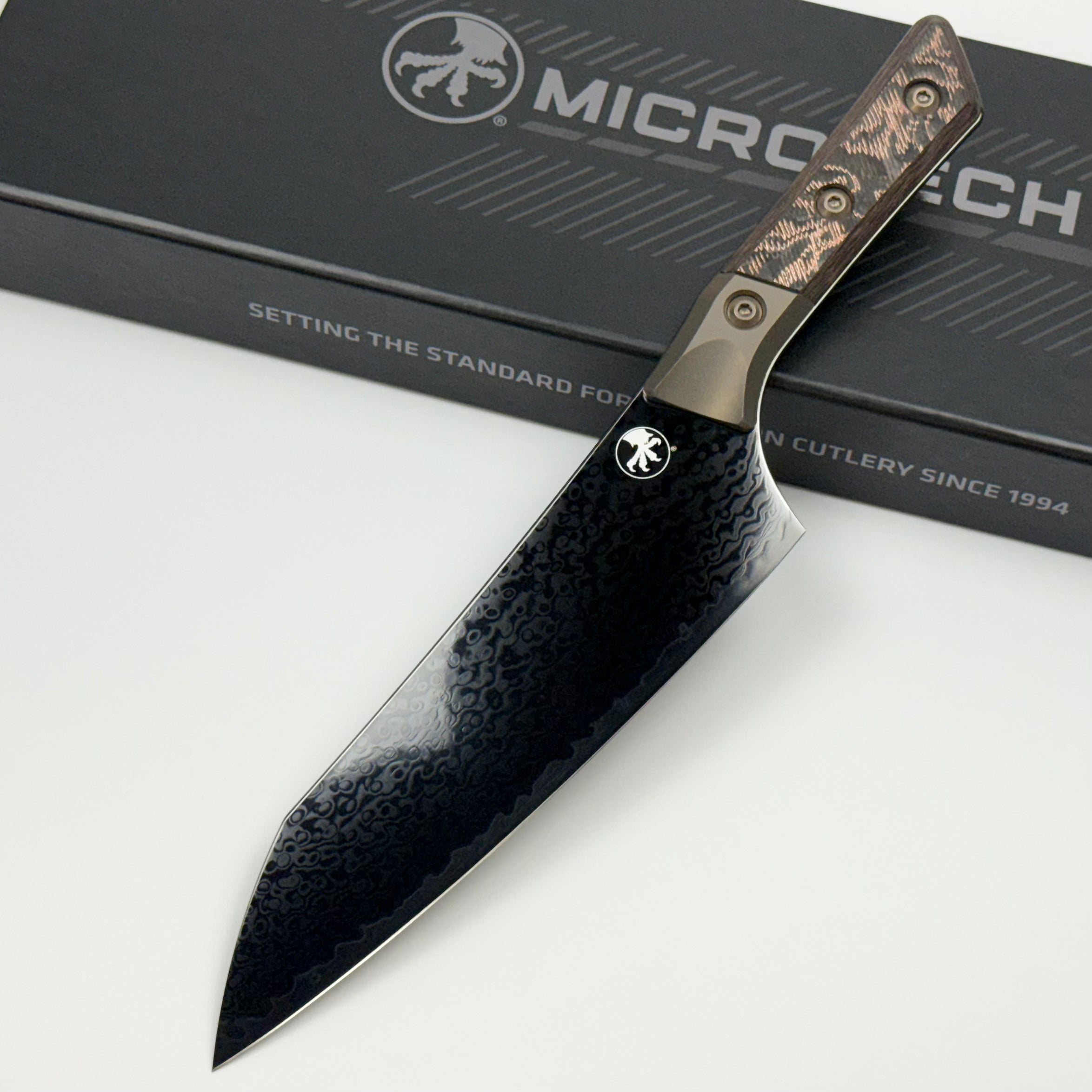 Microtech Chef's Knife Proof Run Livewire Carbon Fiber/Bronze Ti Handl