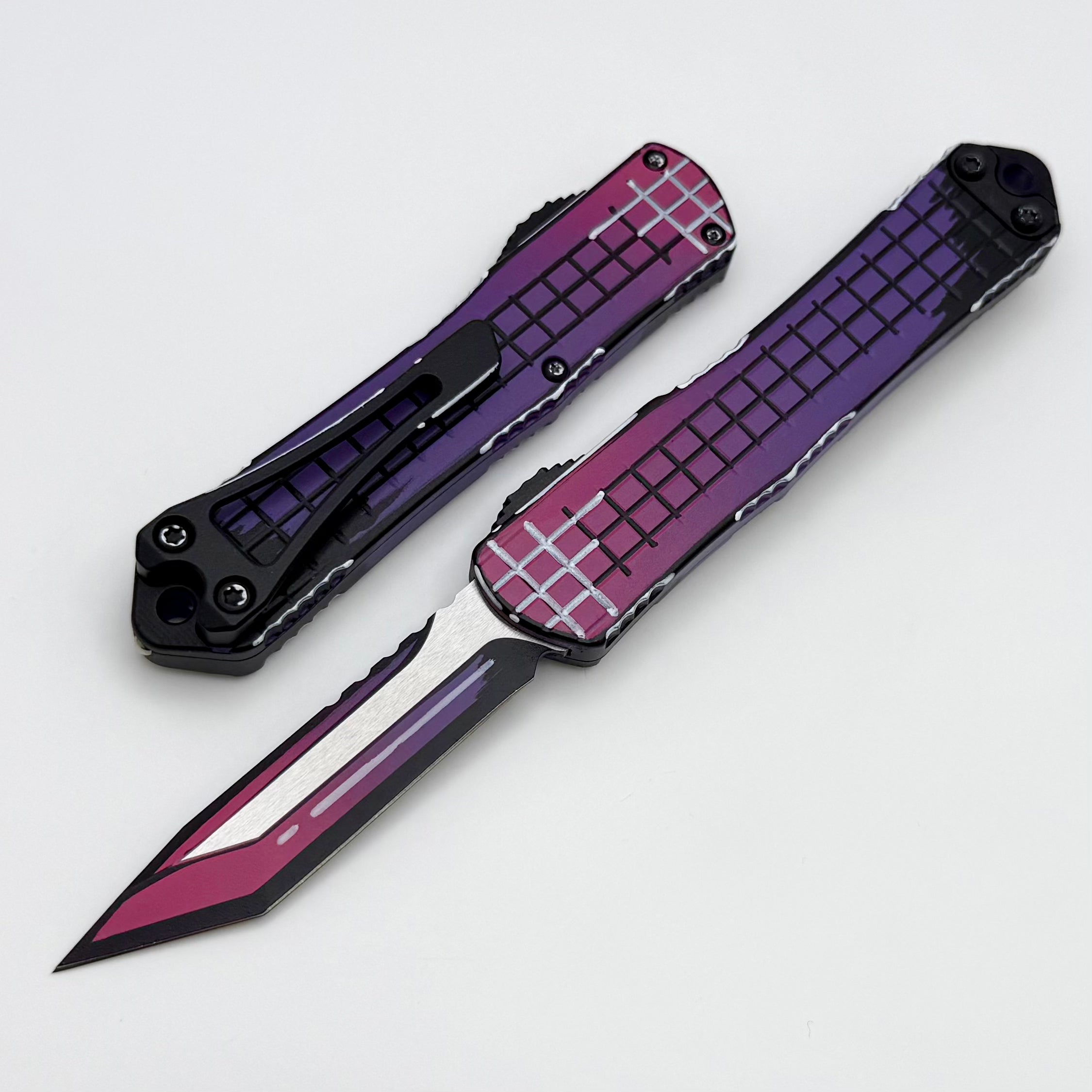 Heretic Knives Manticore S Frag Cel Shade Purple w/ Tanto Magnacut Exc Heretic Knives Manticore S Frag Cel Shade Purple w/ Tanto Magnacut Exc