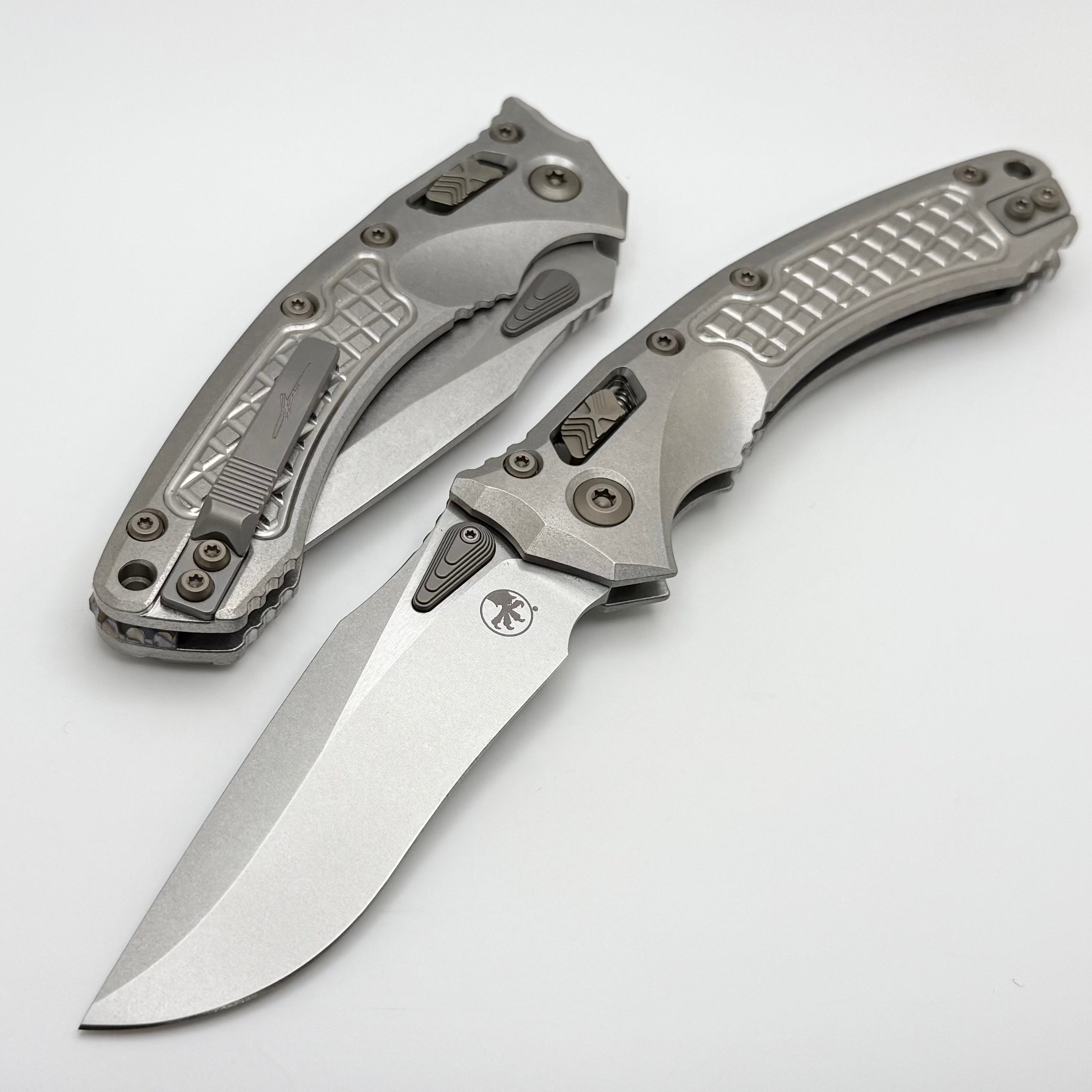 Microtech Marfione Select Amphibian RAM LOK Titanium Frag Handles & St