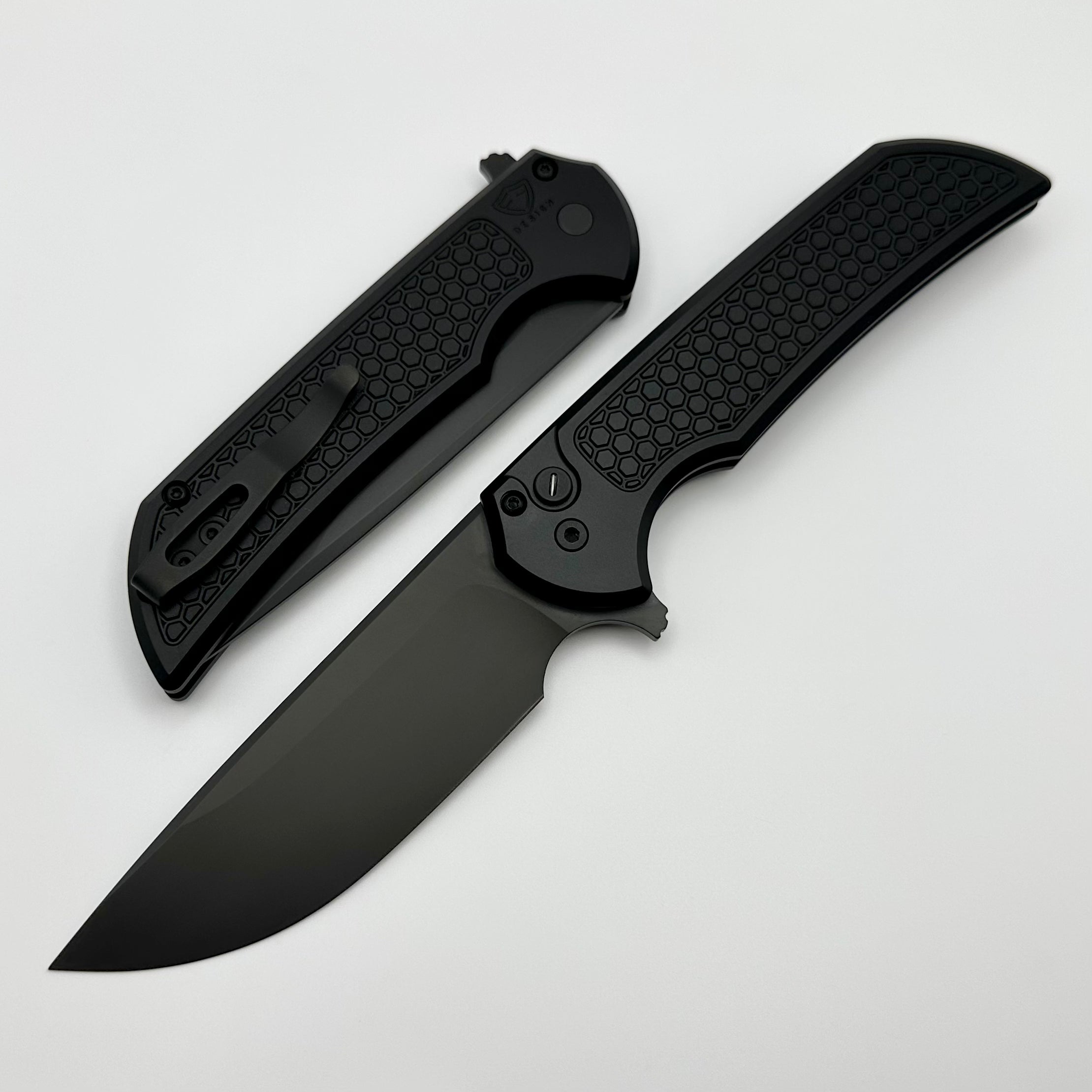 Pro-Tech Mordax Operator Black Honeycomb Handle MX106-Operator ONE PER
