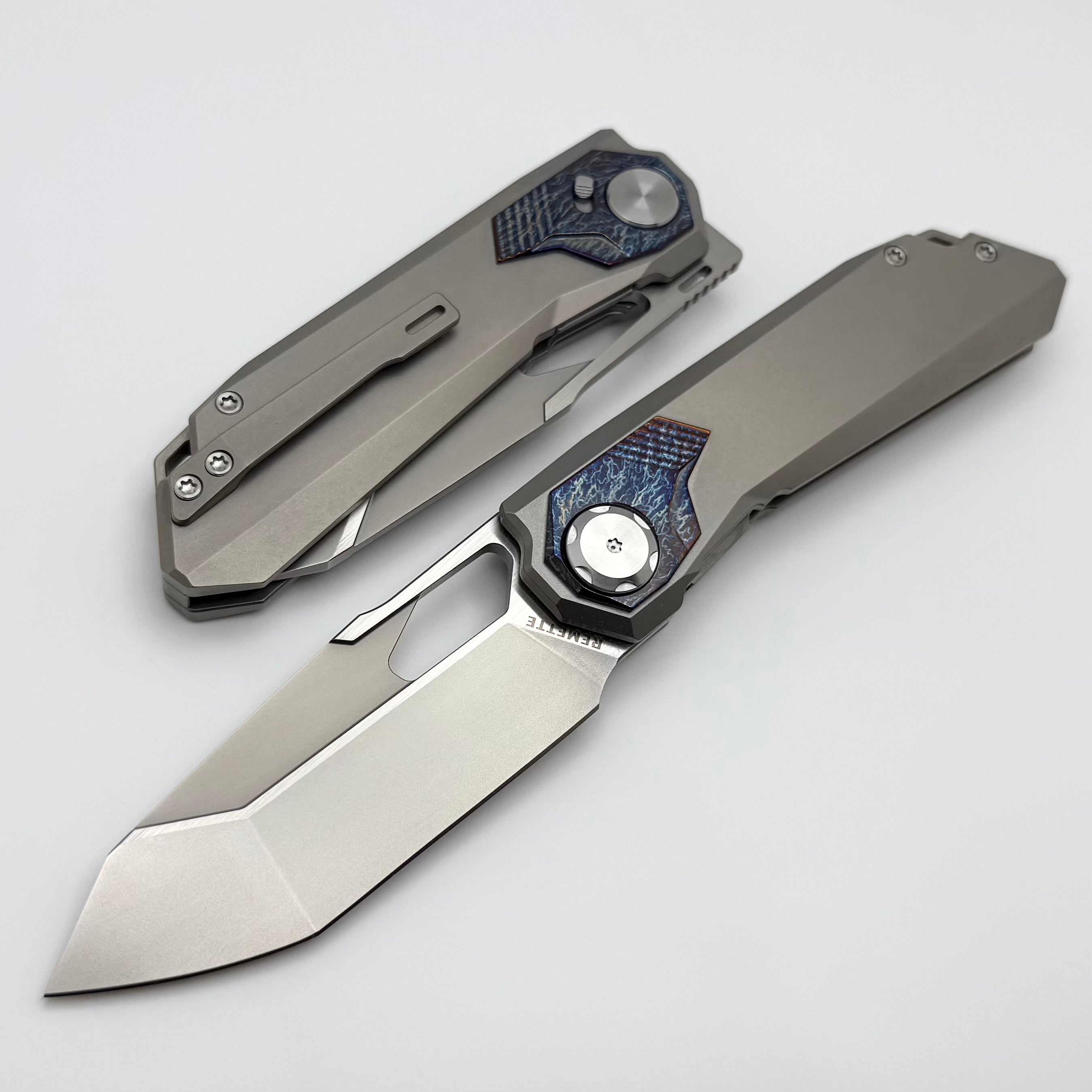 Remette RT Peregrine Falcon Titanium Handles w/ Thunder Lightning Acce