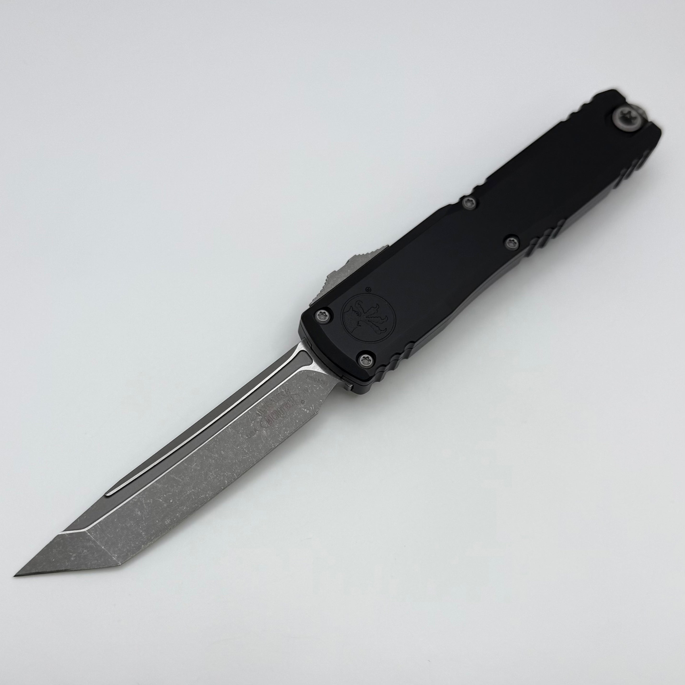 Microtech Ultratech Gen IV T/E Apocalyptic Standard w/ Black Handle 11