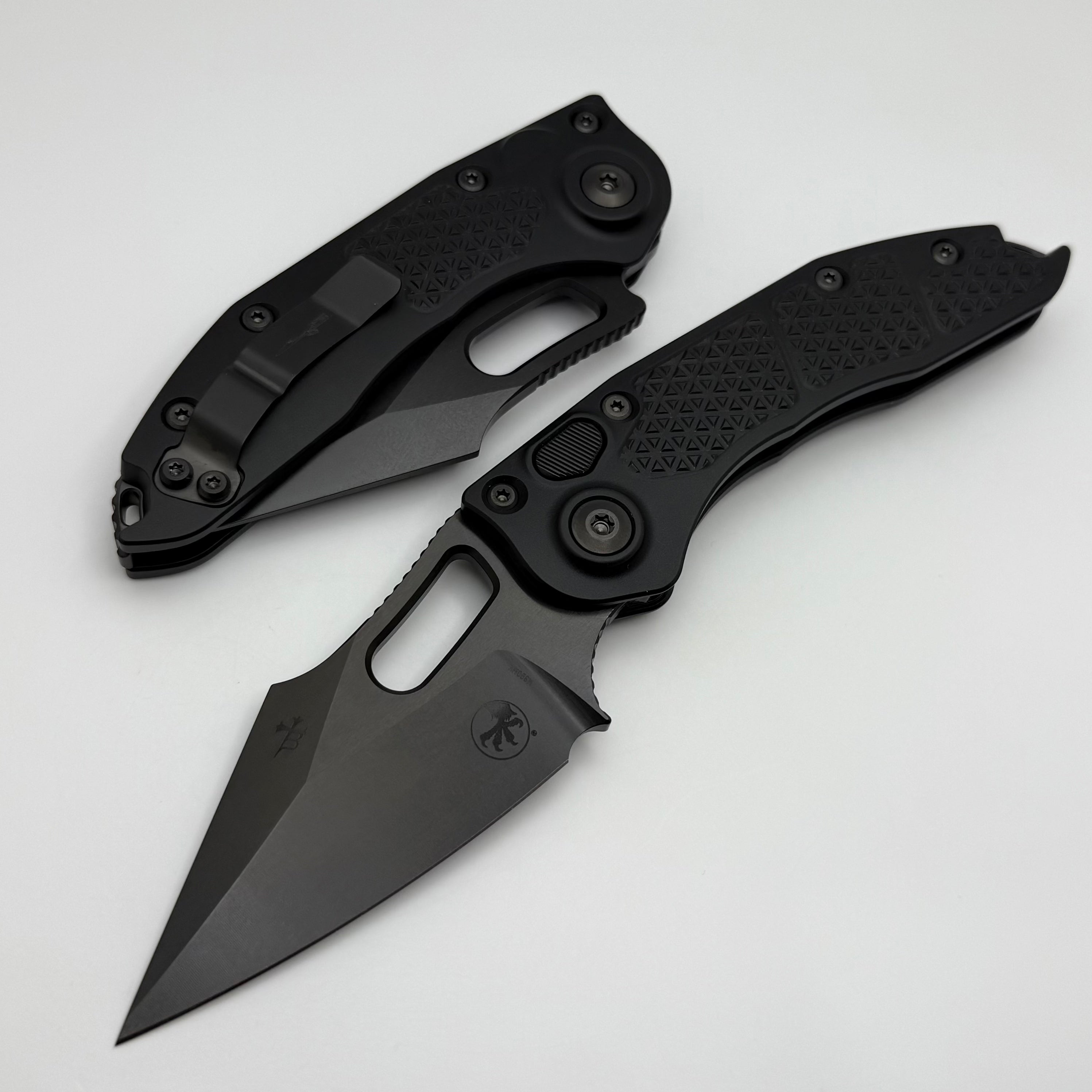 Microtech Borka Stitch DLC Shadow Signature Series 169-1DLCTSH Microtech Borka Stitch DLC Shadow Signature Series 169-1DLCTSH