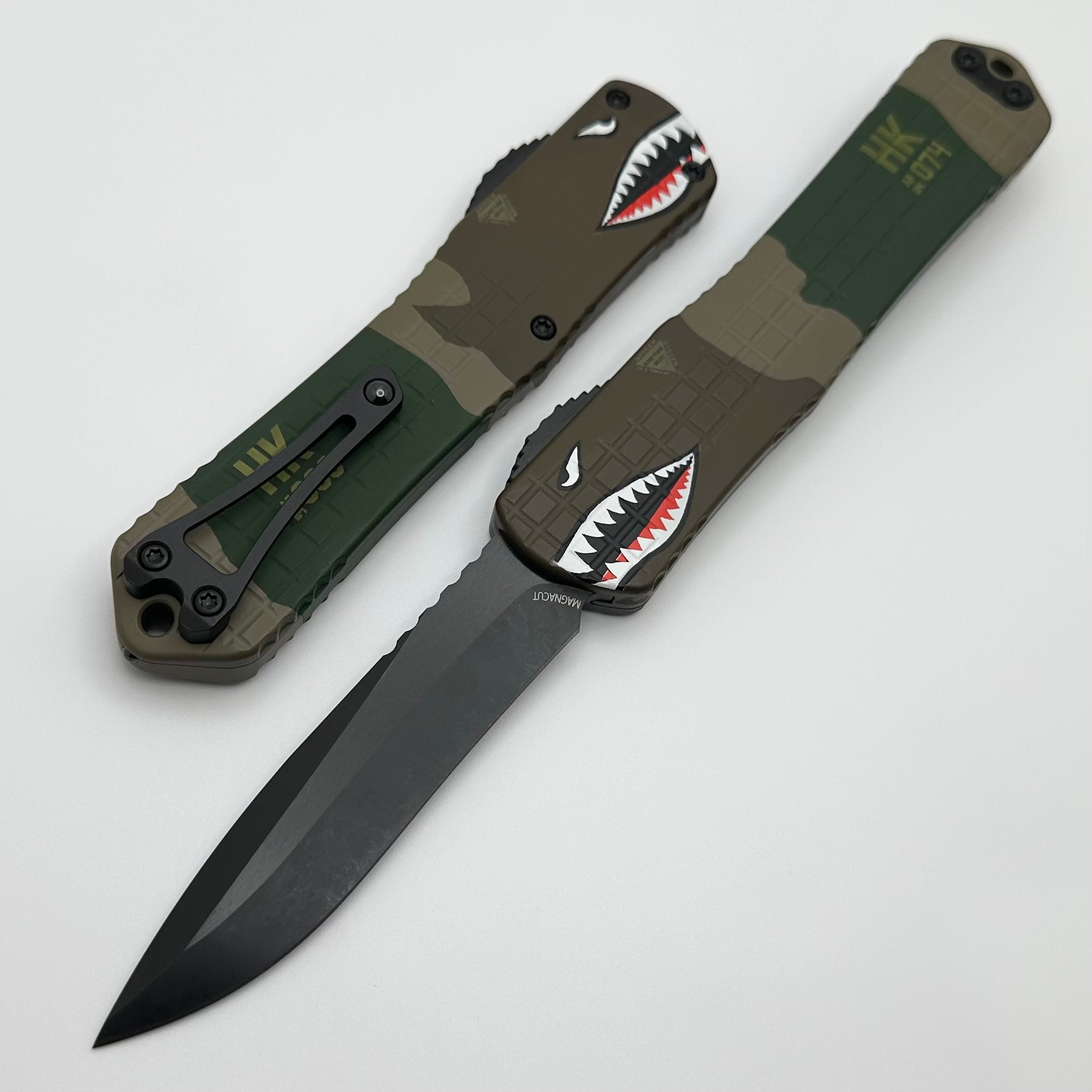 Heretic Knives Manticore X A-10 Edition Frag Handle & DLC Recurve Magn