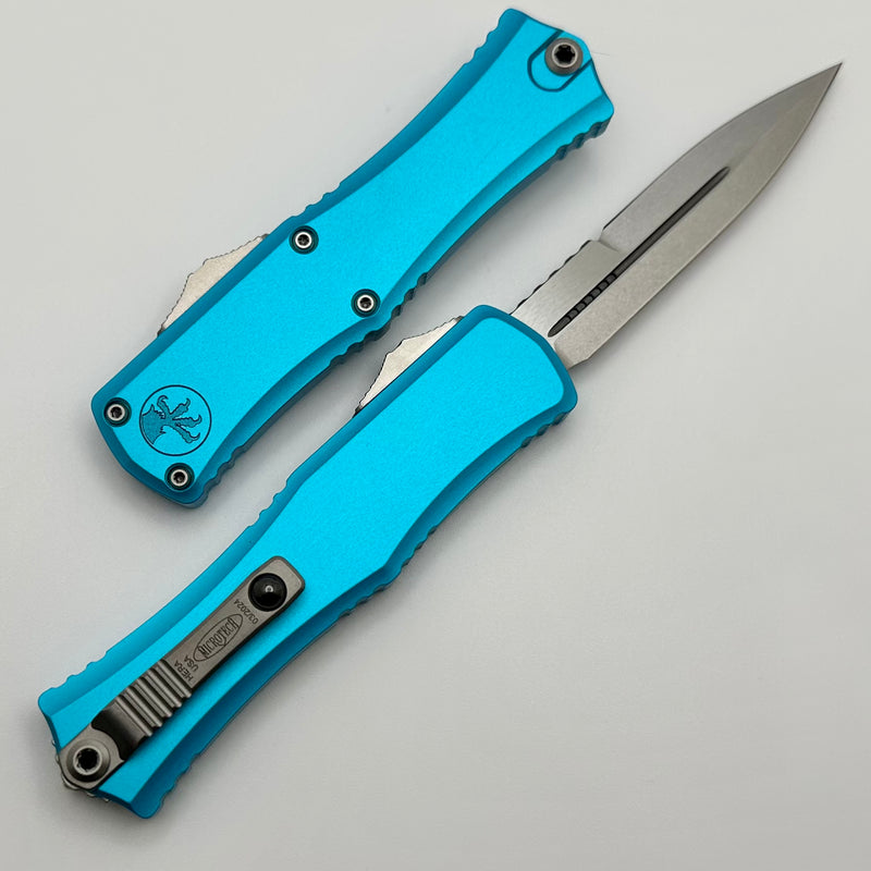 Microtech Knives Mini Hera Stonewash Bayonet M390MK & Turquoise 1701M-10TQ