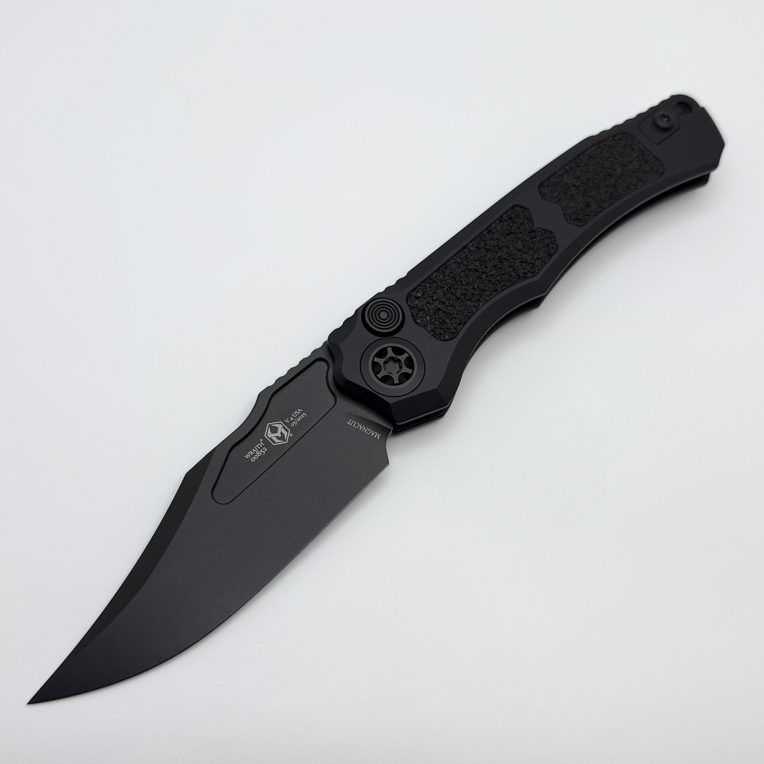 Heretic Knives Wraith Auto V4 Tactical w/ Bowie MagnaCut Blade H002-4A