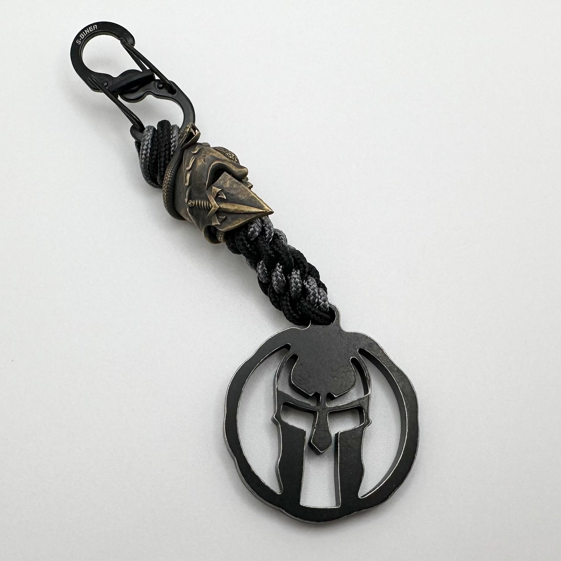 Microtech/Marfione Spartan Viper Bead w/ Spartan Pendant Paracord Lany