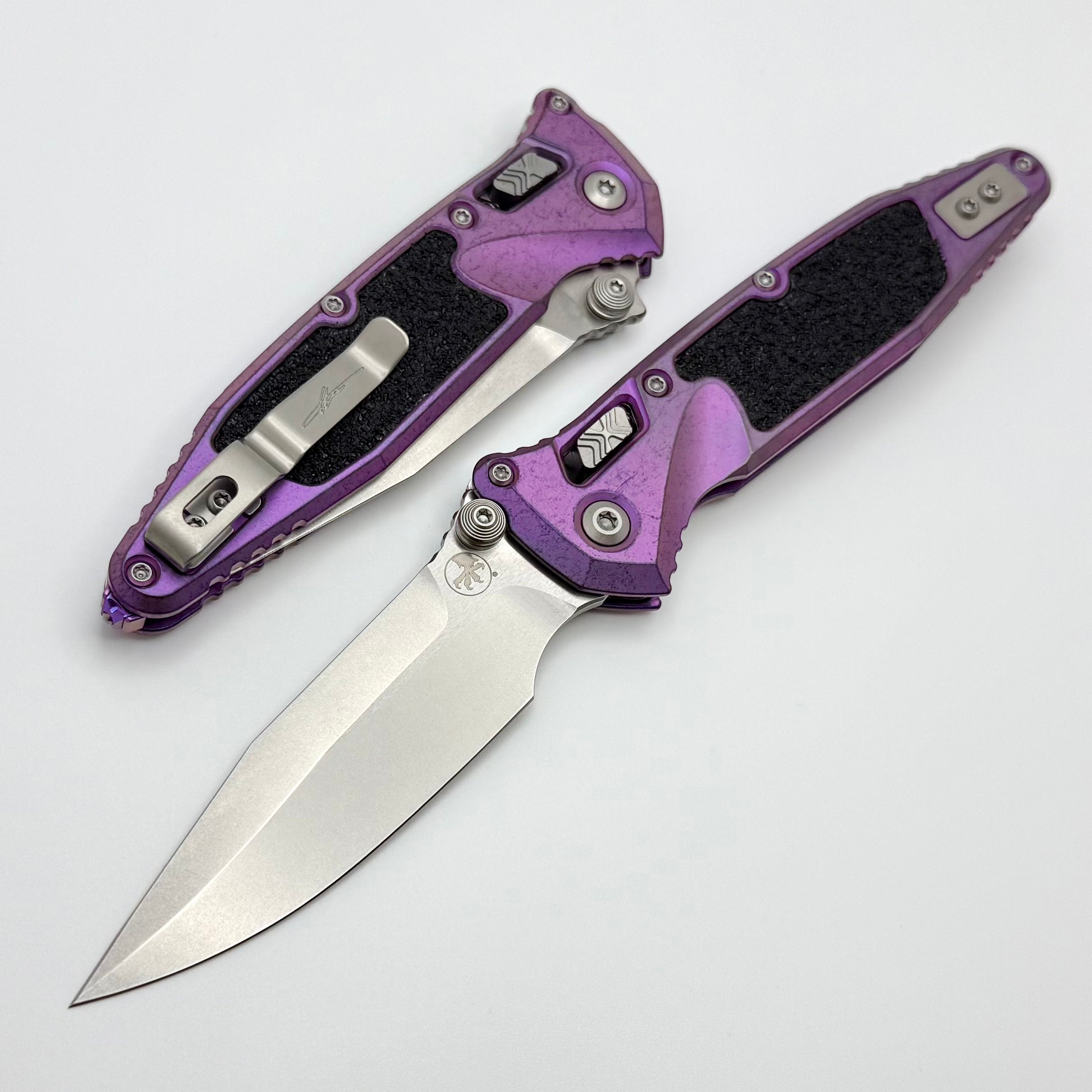 Marfione Select Microtech Socom Ram-Lok Purple Haze Titanium Textured