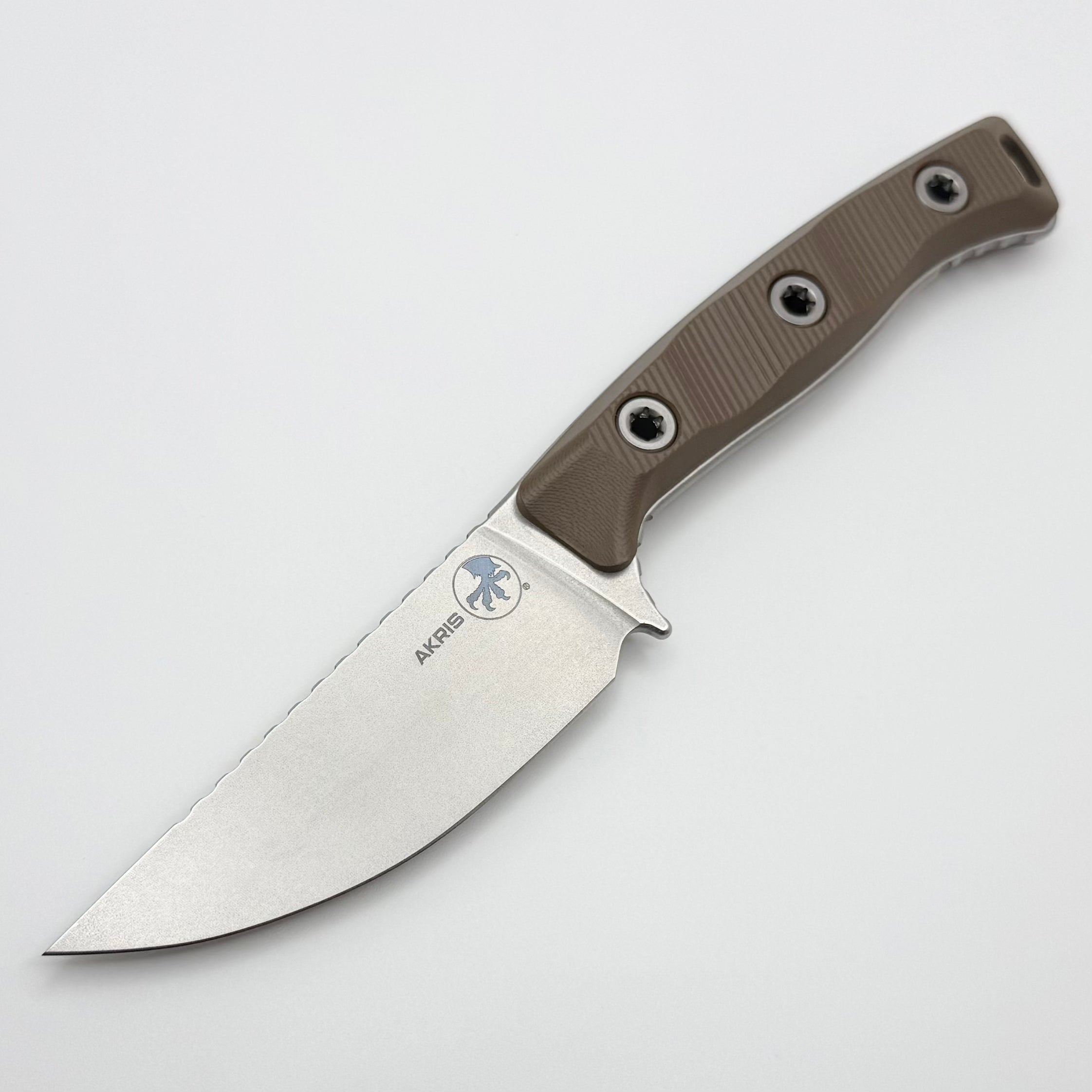 Microtech Akris w/ Dark Earth G-10 Handles & Stonewash M390MK 95-10DE-