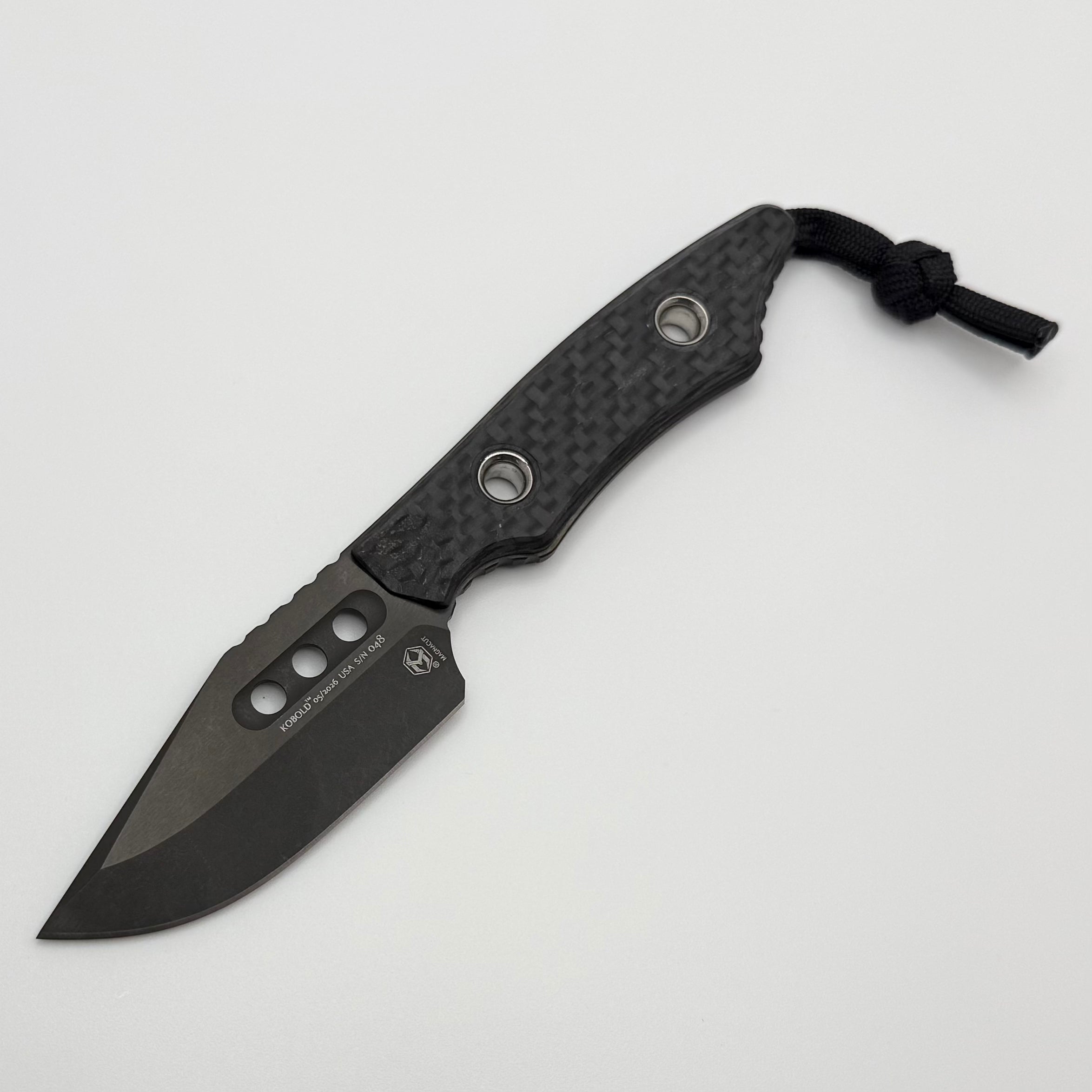 【コグマ】　blackmeans シドベルト Heretic Kobold GITD Carbon Fiber Handles w/ DLC Bowie MagnaCut Fixed B