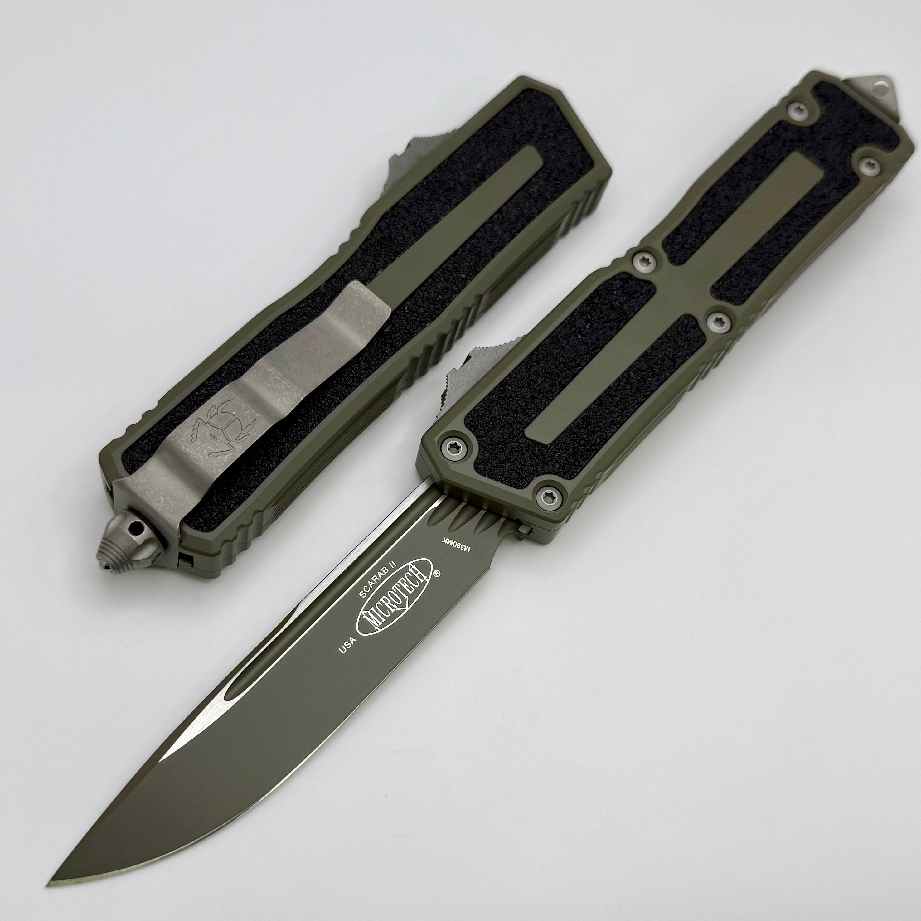 Microtech Scarab 2 Gen 3 S/E Cerakote Moss Green 1278-1MG-C21Z13