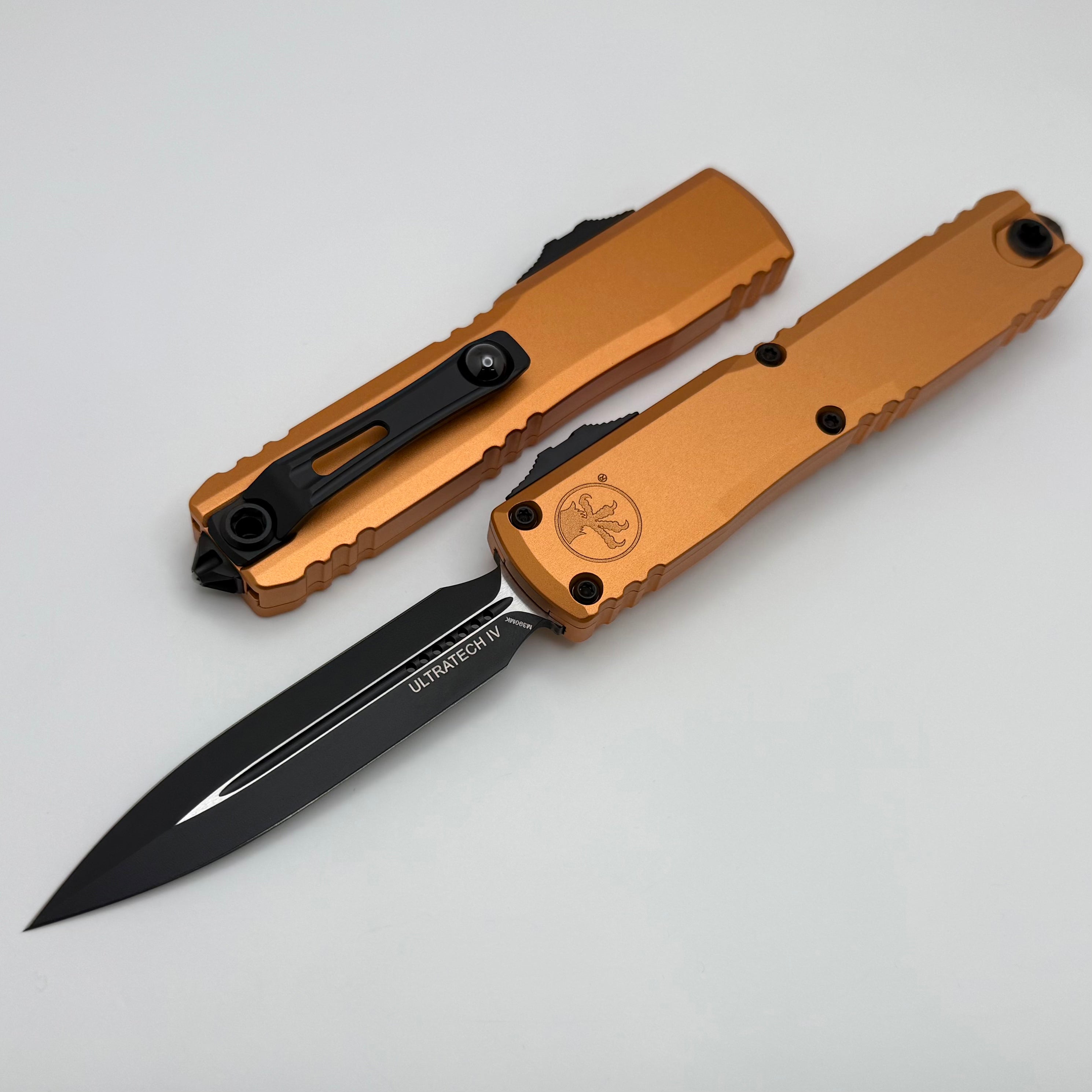 Microtech Ultratech Gen IV D/E Tactical Standard w/ Tequila Sunrise Ha
