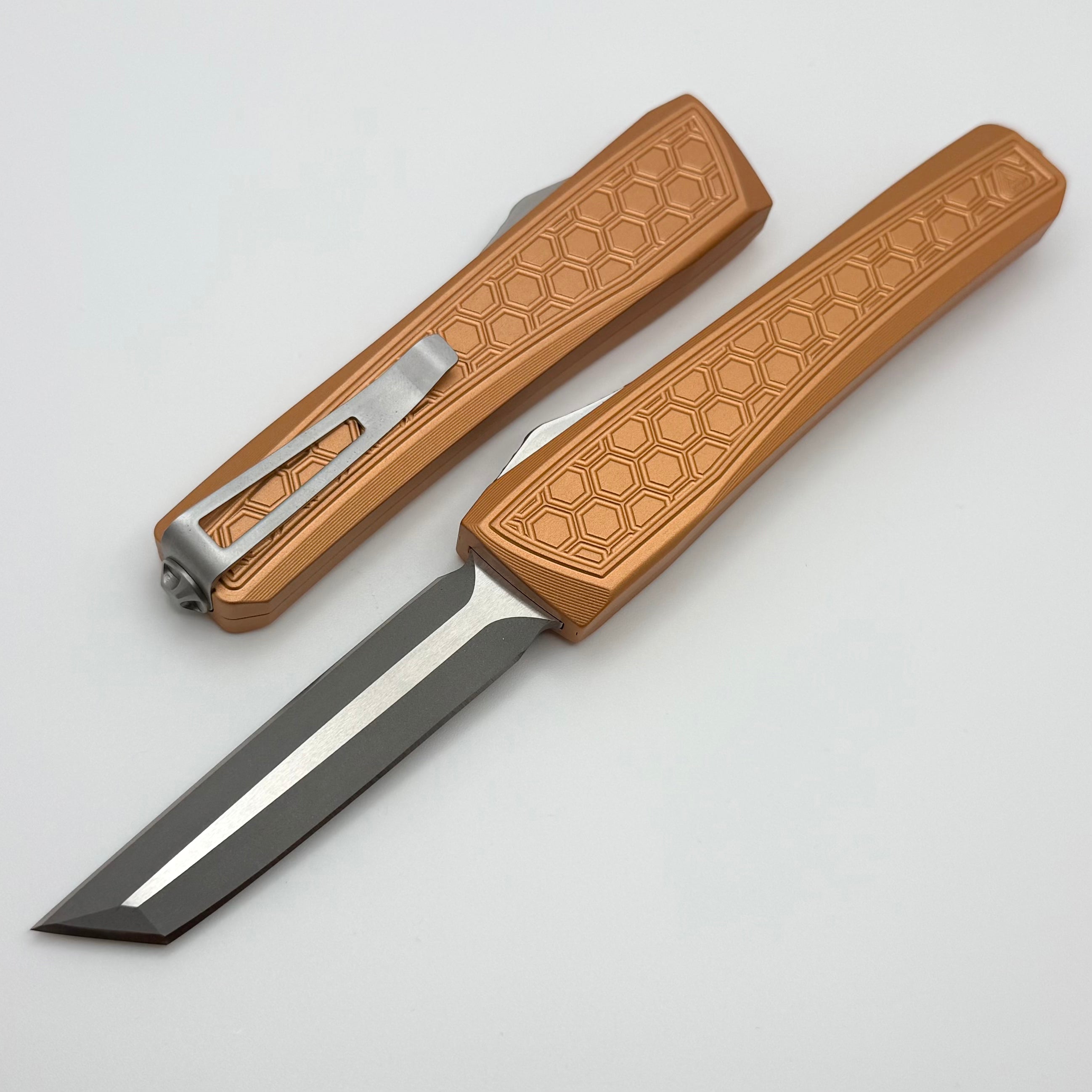 コディーサンダーソンTriple Blade Wire Coin Edge Core Edge USA 0331 Echo HoneyCore Copper V w/ Aluminum Handle & D/E Ta