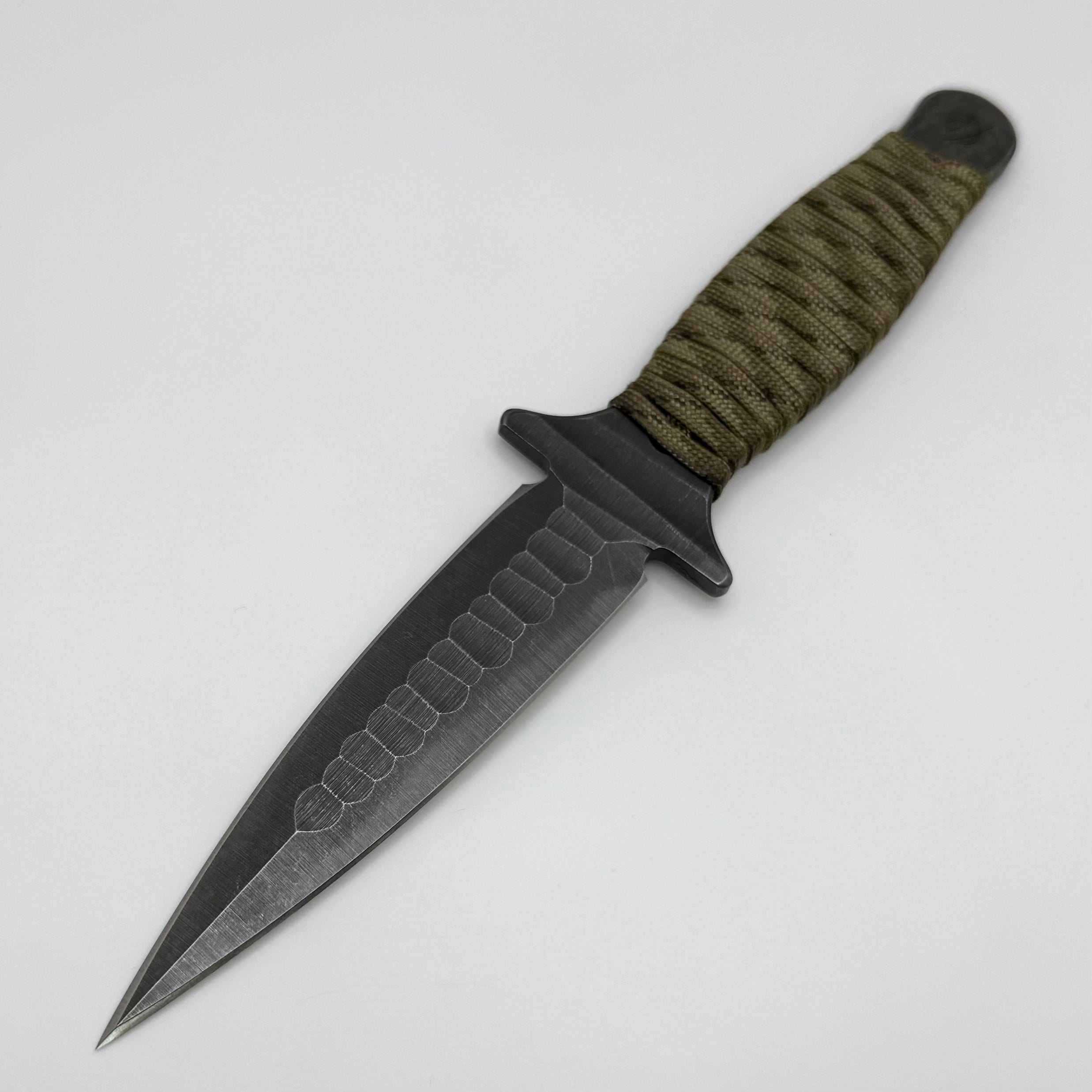 Scorpion 6 S6 CD Fixed Blade w/ Multicam Paracord Wrapped Handles & 10