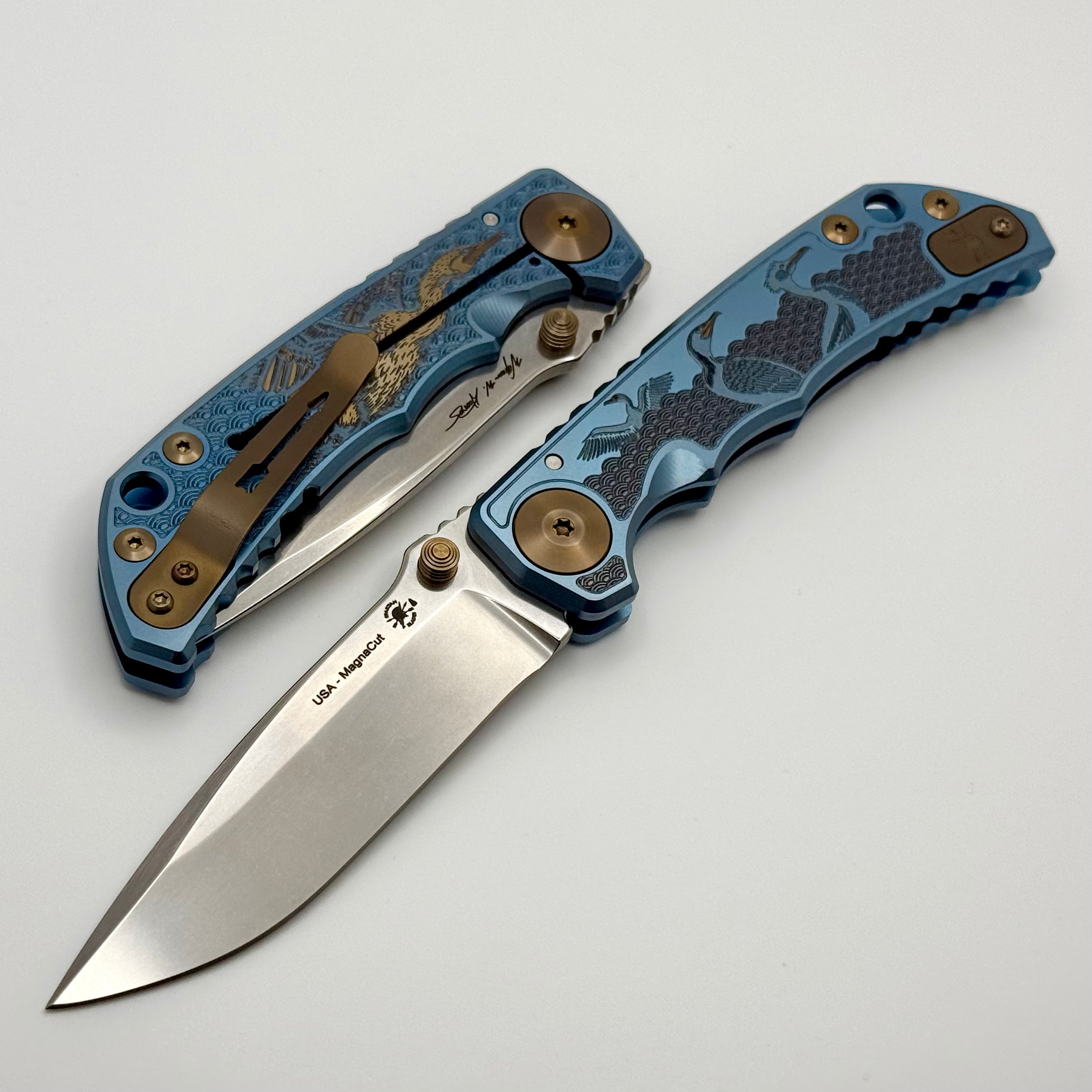 Spartan Blades Harsey Folder Sea Raven Special Edition w/ 4