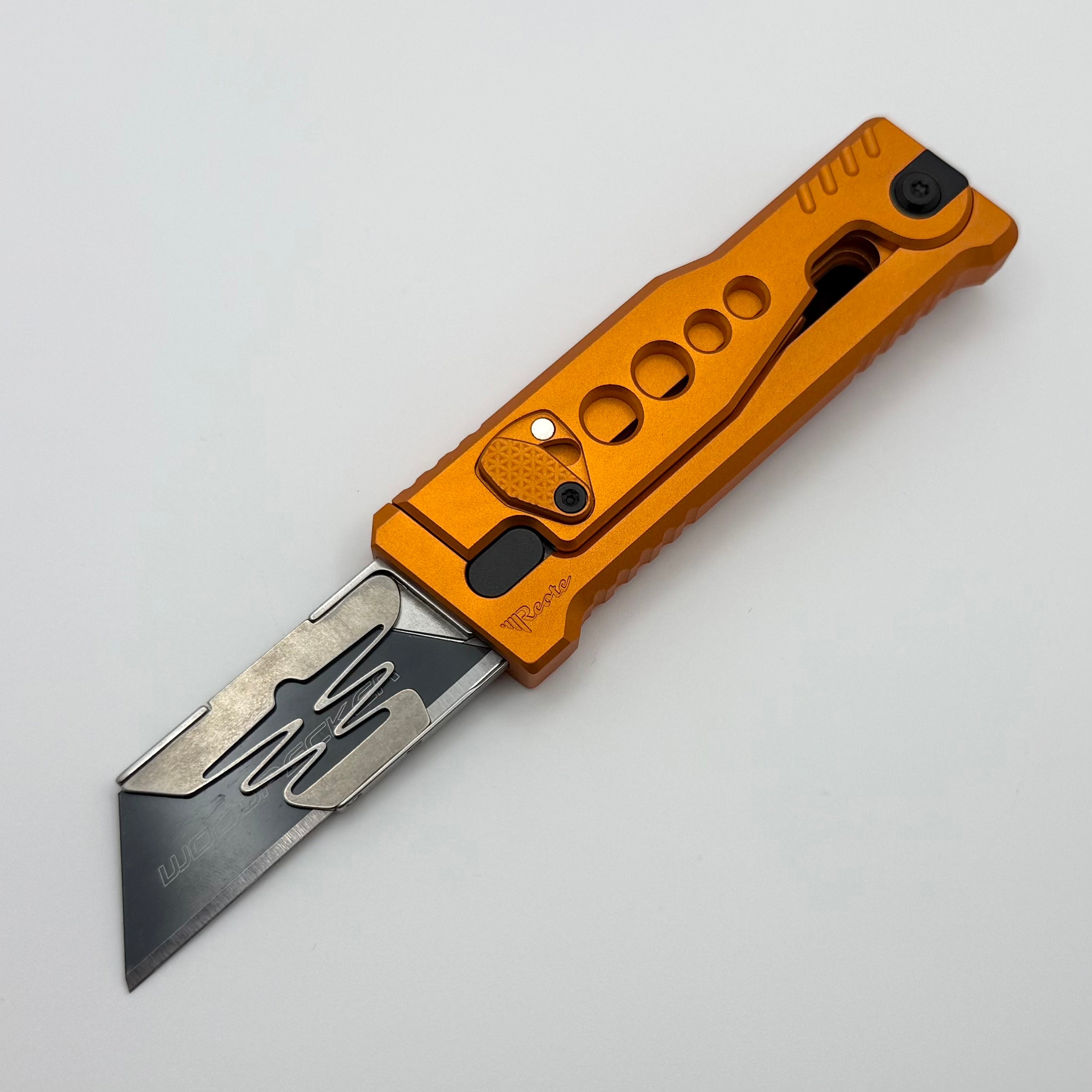 Reate EXO-U V2 Utility Speedhole Orange Aluminum Handle