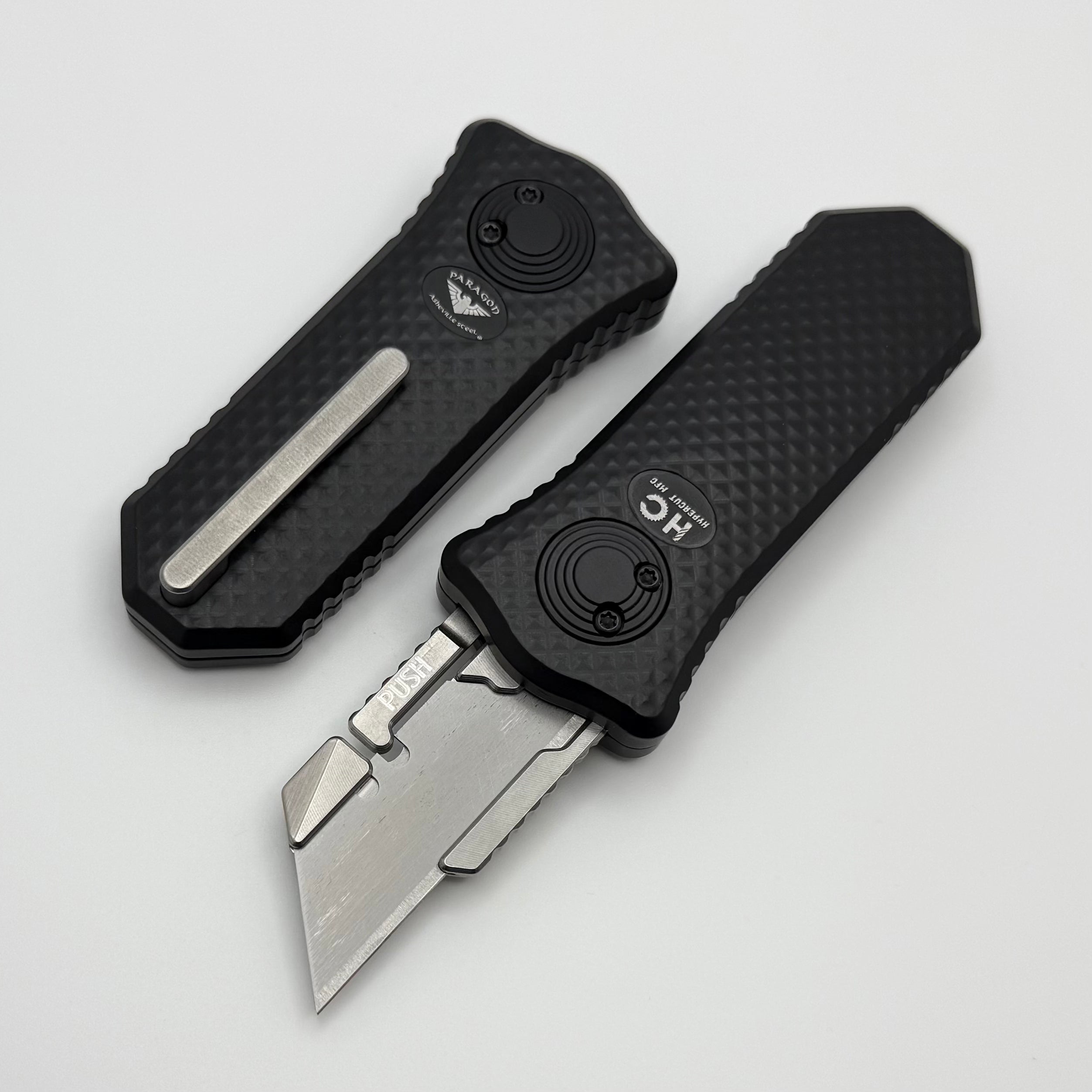 Hypercut Oracle Crosshatch Aluminum Milled Handles w/ Changable Razor