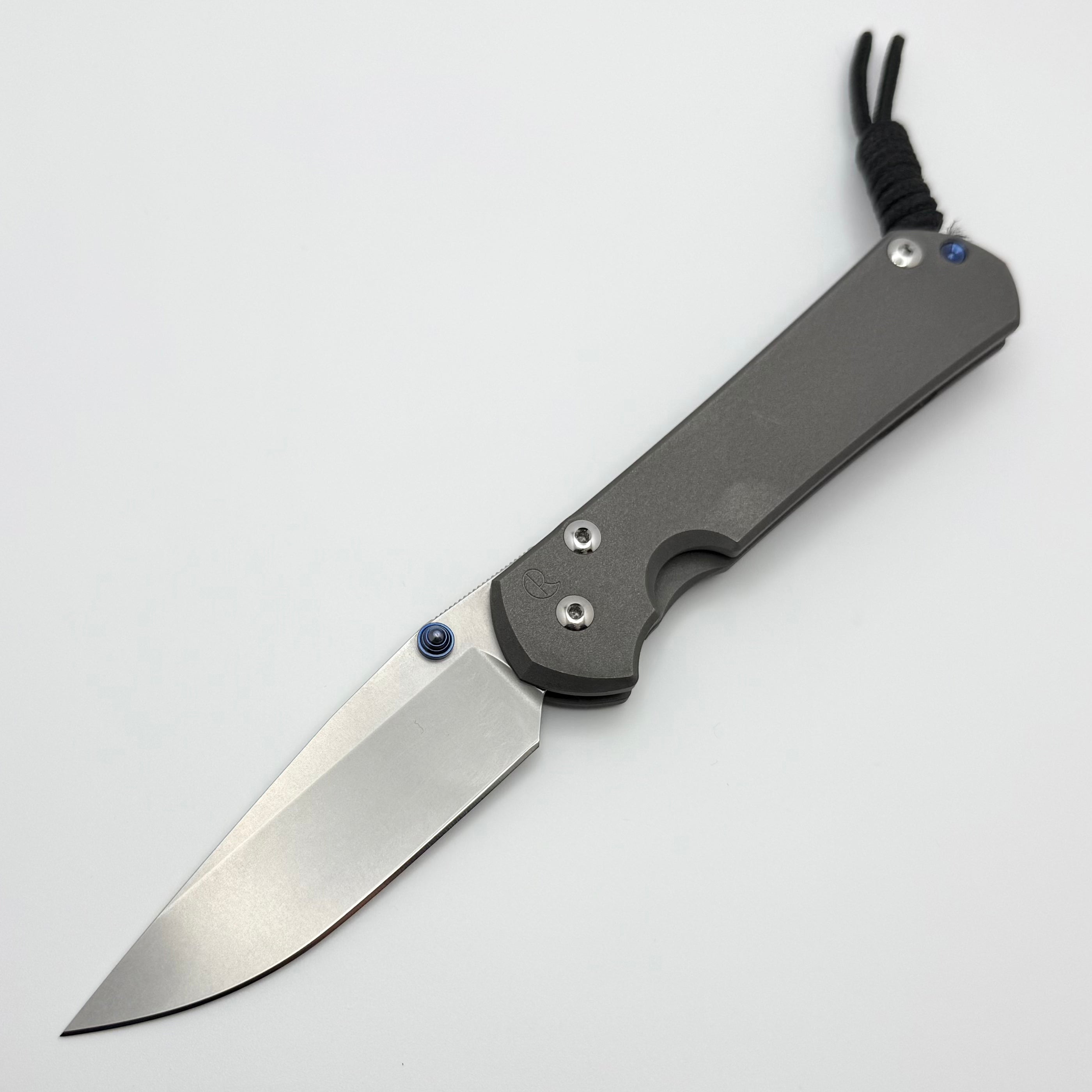 Chris Reeve Large Sebenza 31 Sandblasted Titanium Handles w/ MagnaCut