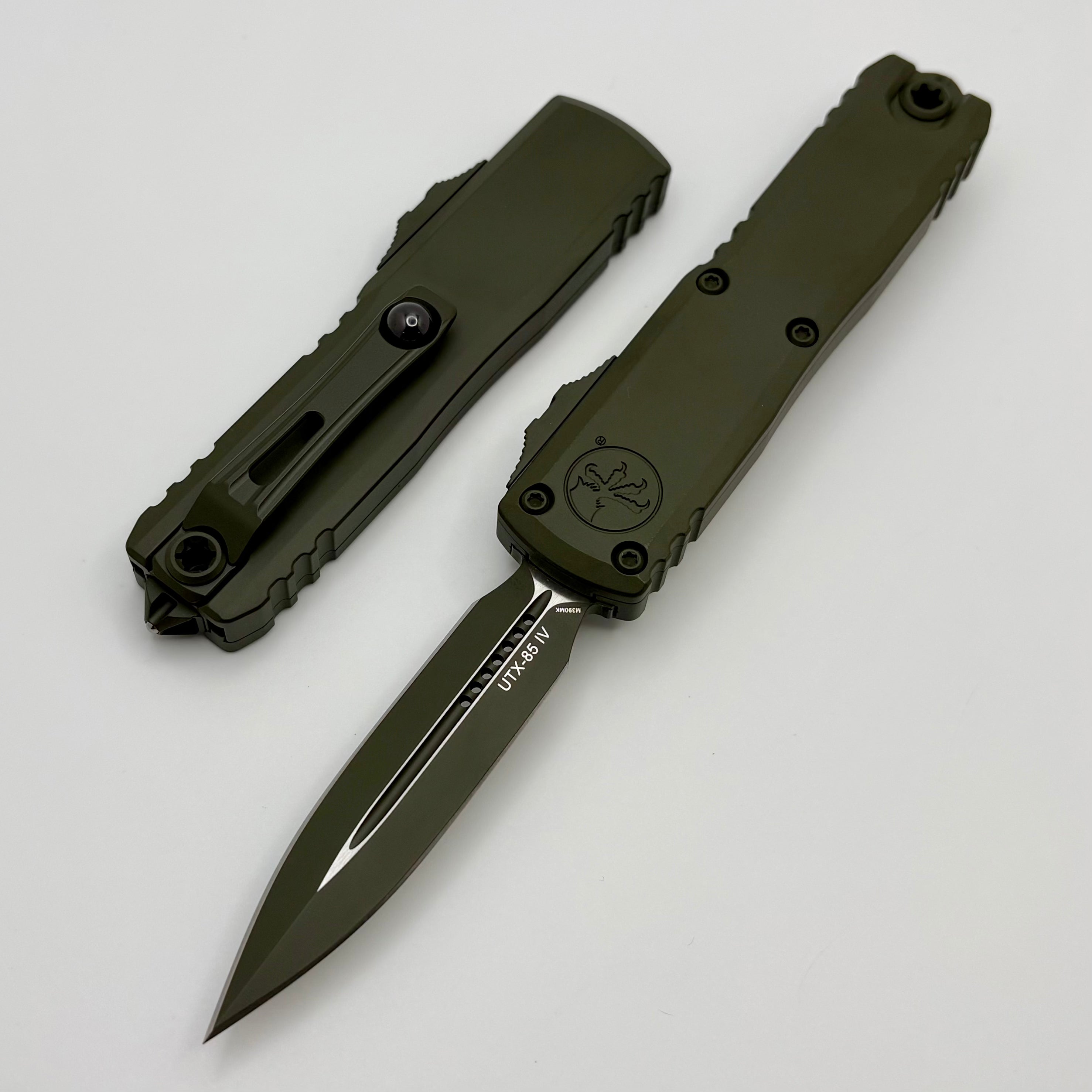 Microtech UTX-85 Gen IV w/ Cerakote OD Green & OD Green D/E M390MK 123