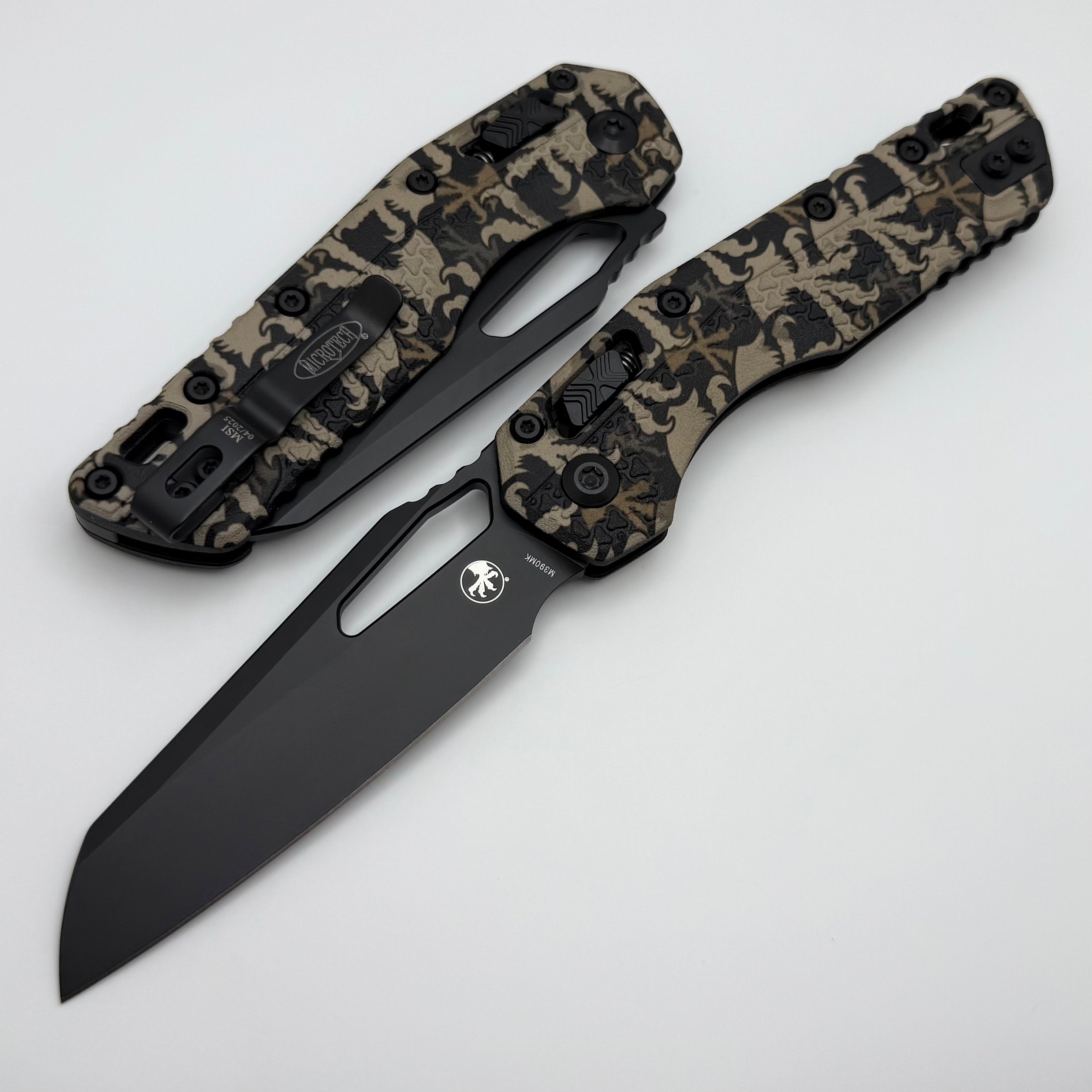 Microtech Knives MSI RAM LOK Polymer Claw Burst Camo 210T-1PMCWC-Z4