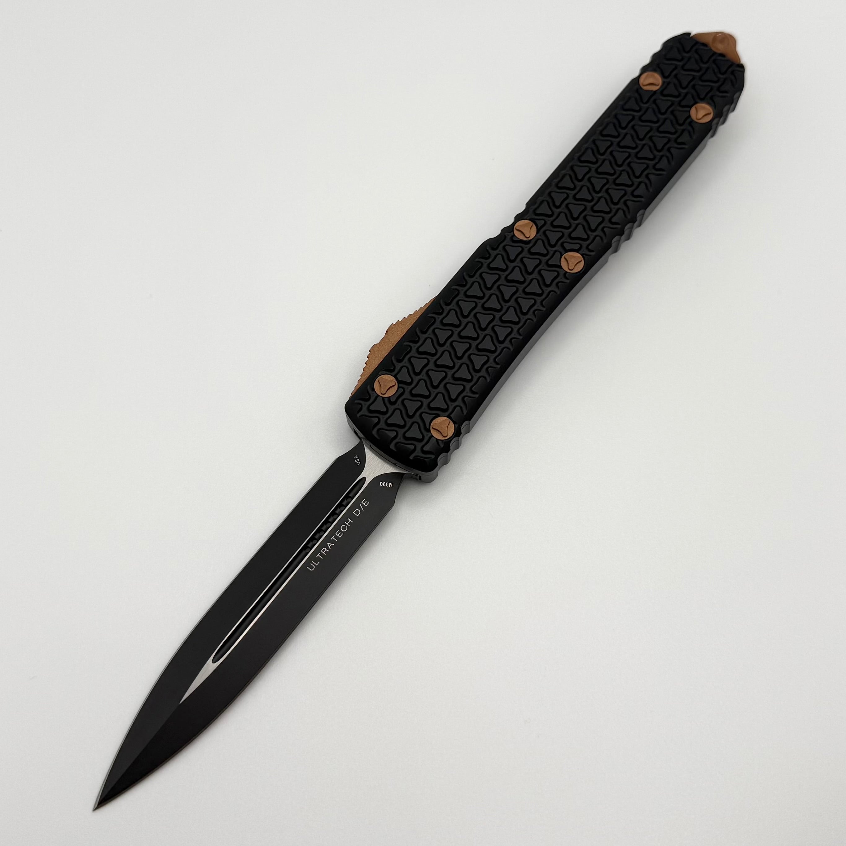 Microtech Ultratech D/E TriGrip Signature Series Copper Cerakote Hardw
