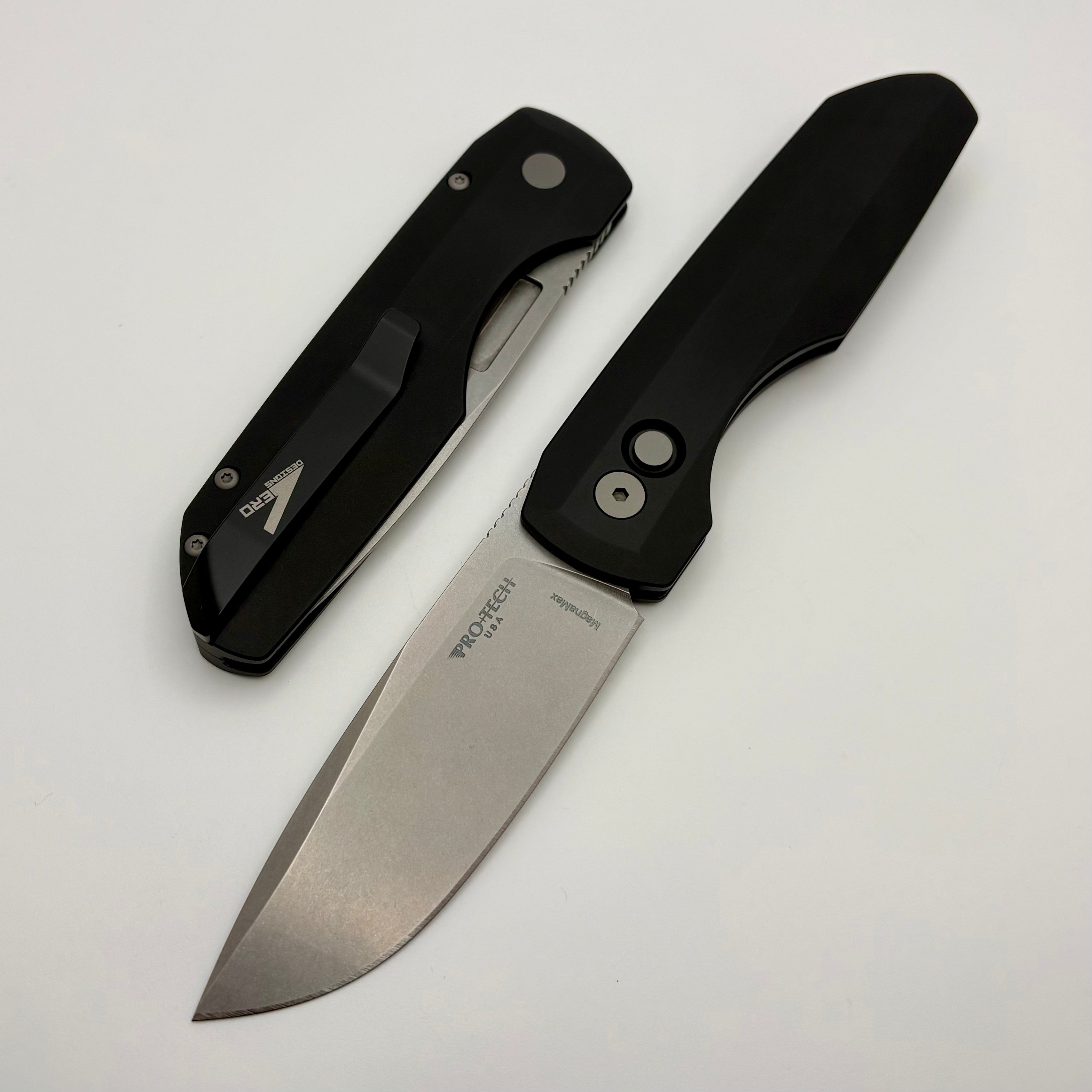 Pro-Tech Vero Designs Synapse 2 Auto w/ Black Aluminum Handle & Stonew
