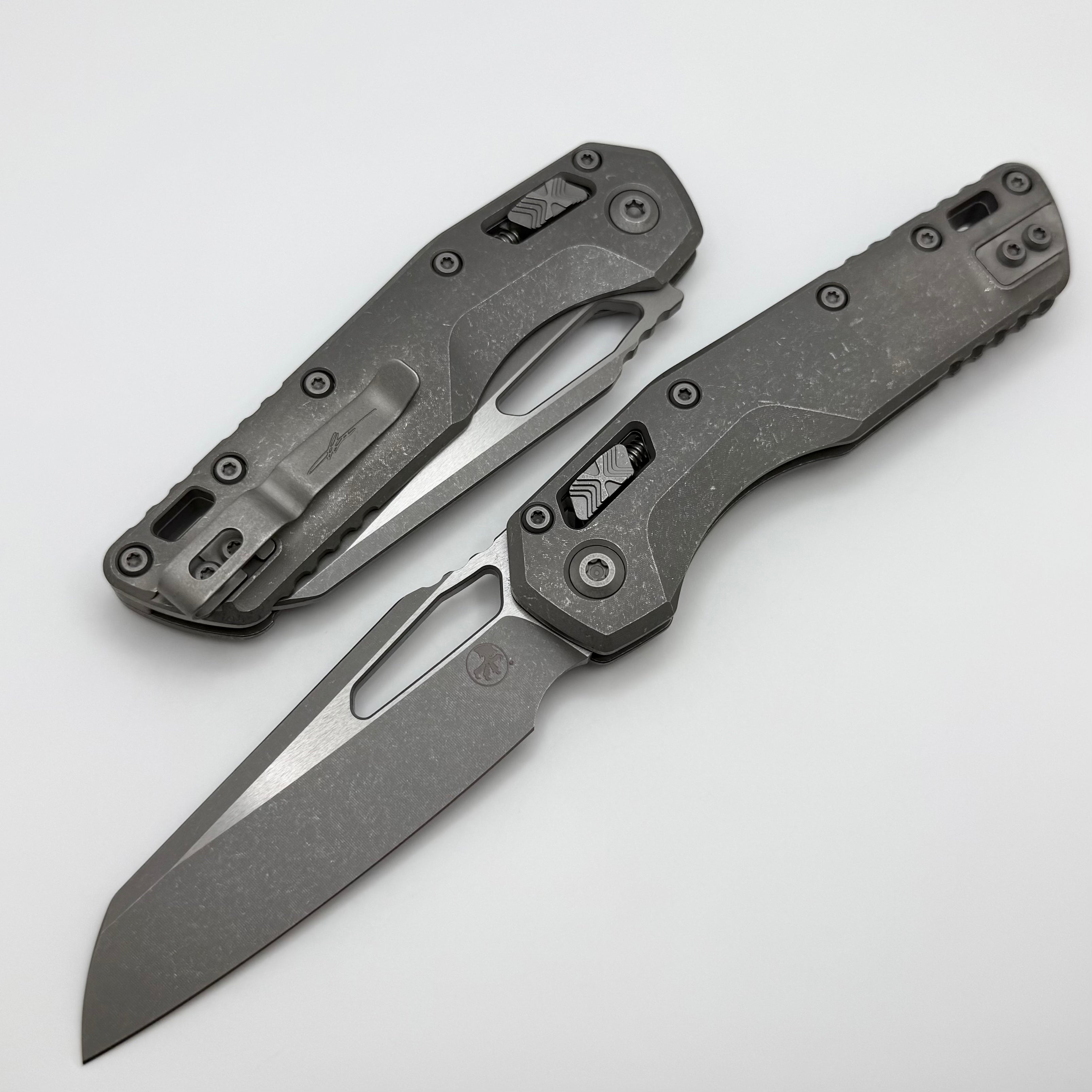Microtech Marfione Select MSI RAM LOK Titanium Handles & Apocalyptic M