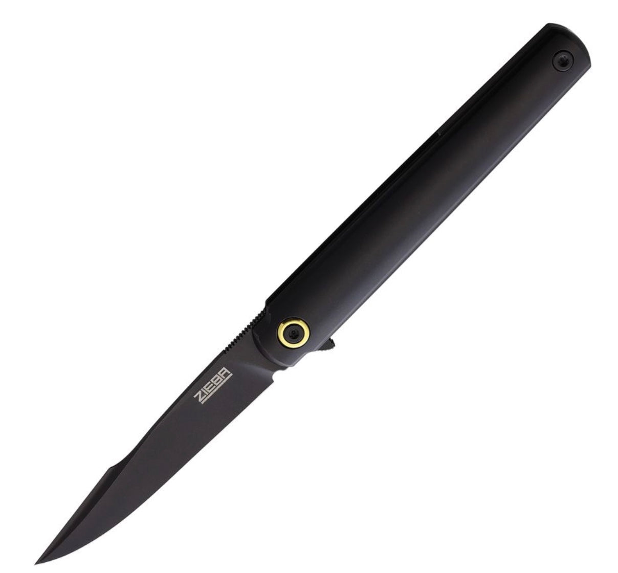 Zieba Knives Six Harpoon Black Framelock w/ MagnaCut