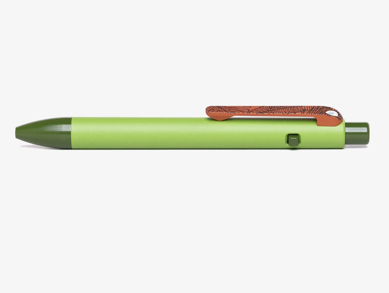 Tactile Turn Titanium Sprout Seasonal Release  Side Click Pen Mini (4.6”)