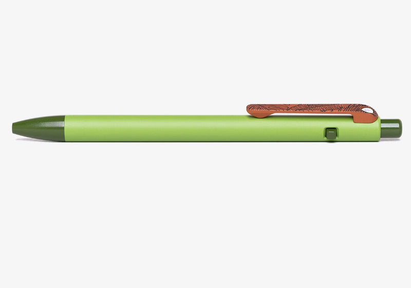 Tactile Turn Titanium Sprout Seasonal Release Slim Side Click Pen Short 5.3"