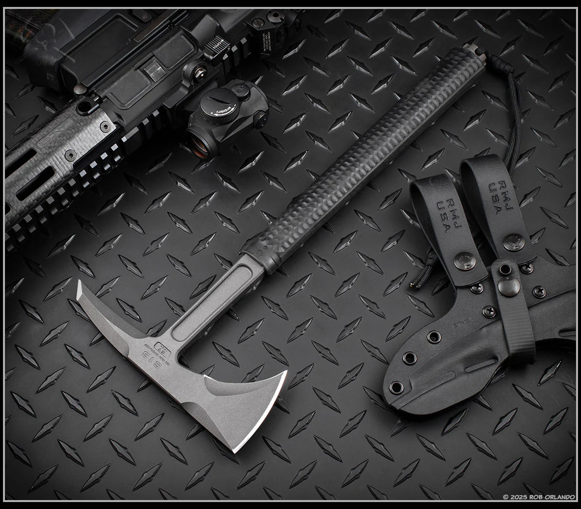 RMJ Tactical Shrike S13 S7 Black Spiked Tomahawk Limited Edition