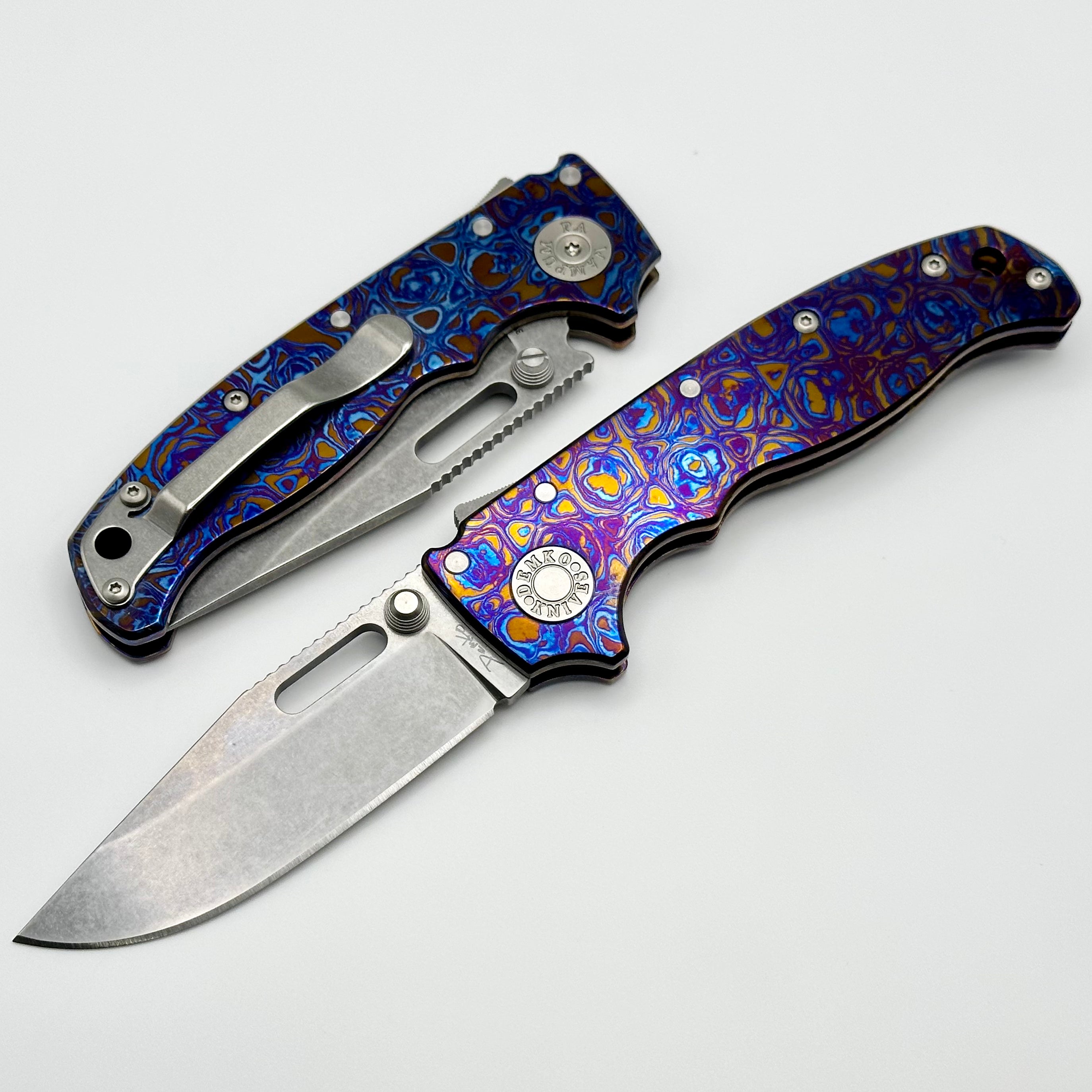 Demko AD20.5 3V Clip Point & Timascus Demko AD20.5 3V Clip Point & Timascus