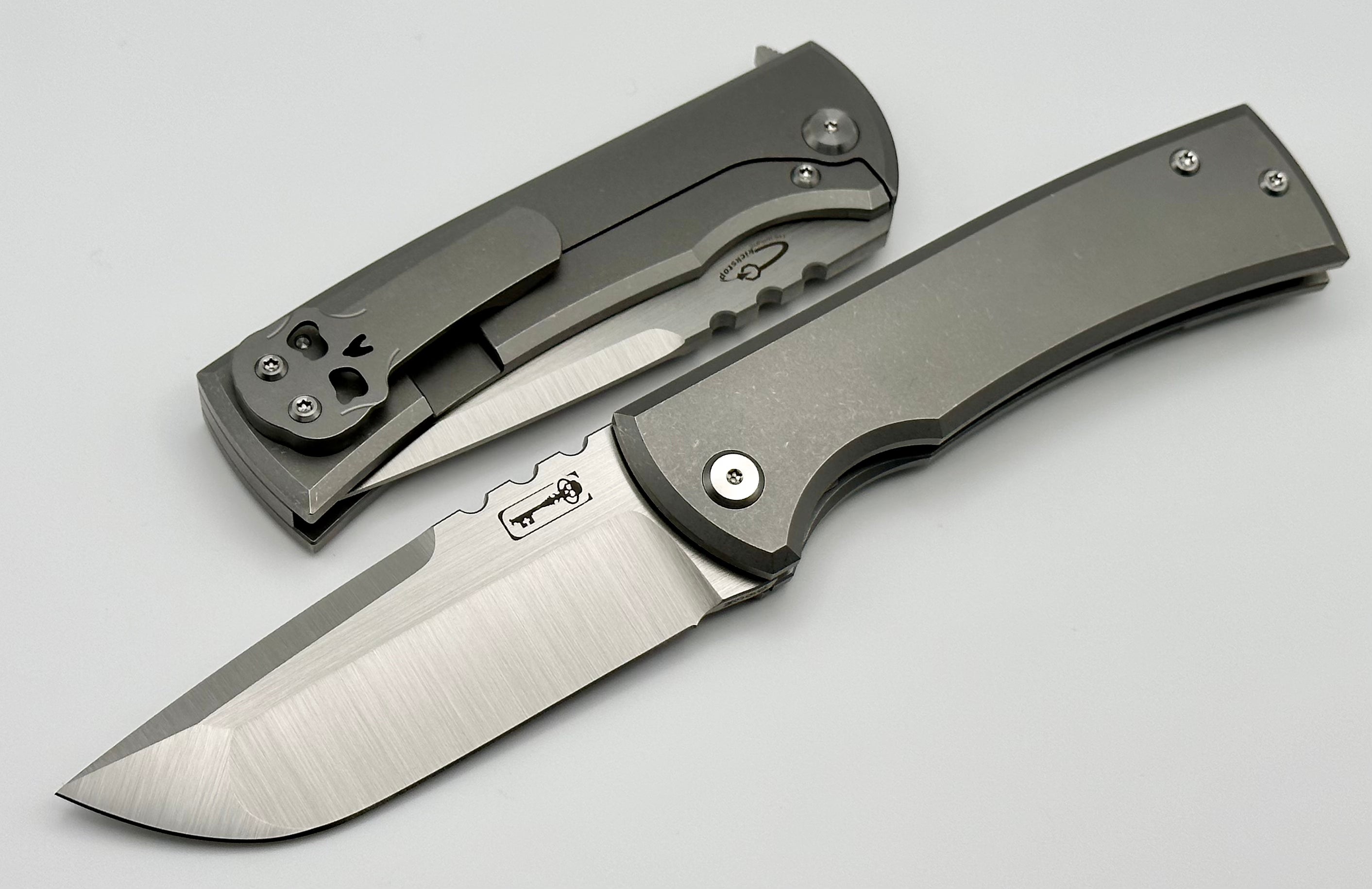 Chaves Knives Ultramar 229 Redencion Knife Stonewashed Titanium