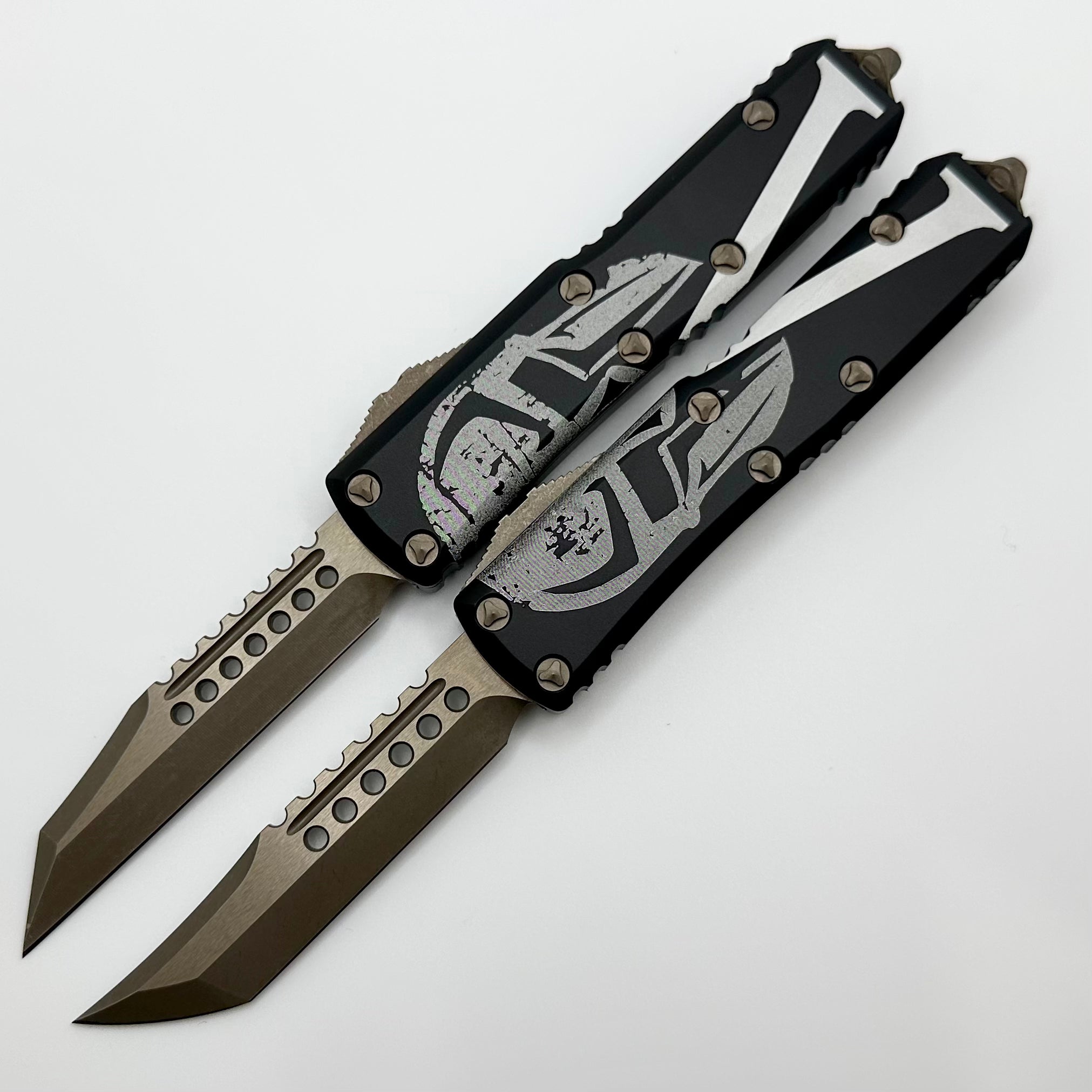 Microtech UTX-85 Molon Labe Hellhound & Warhound Set Signature Series