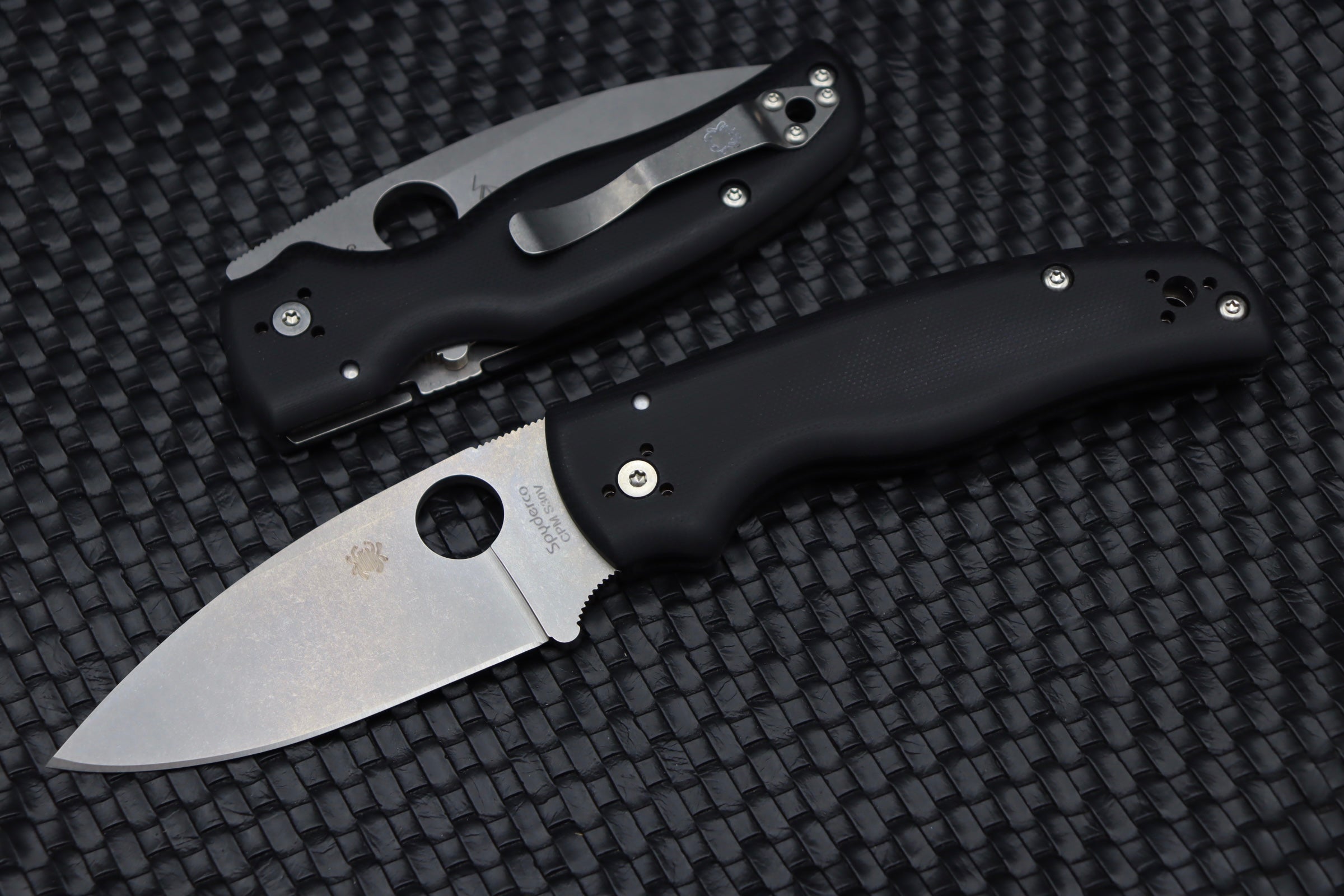 spyderco SHAMAN BLACK-