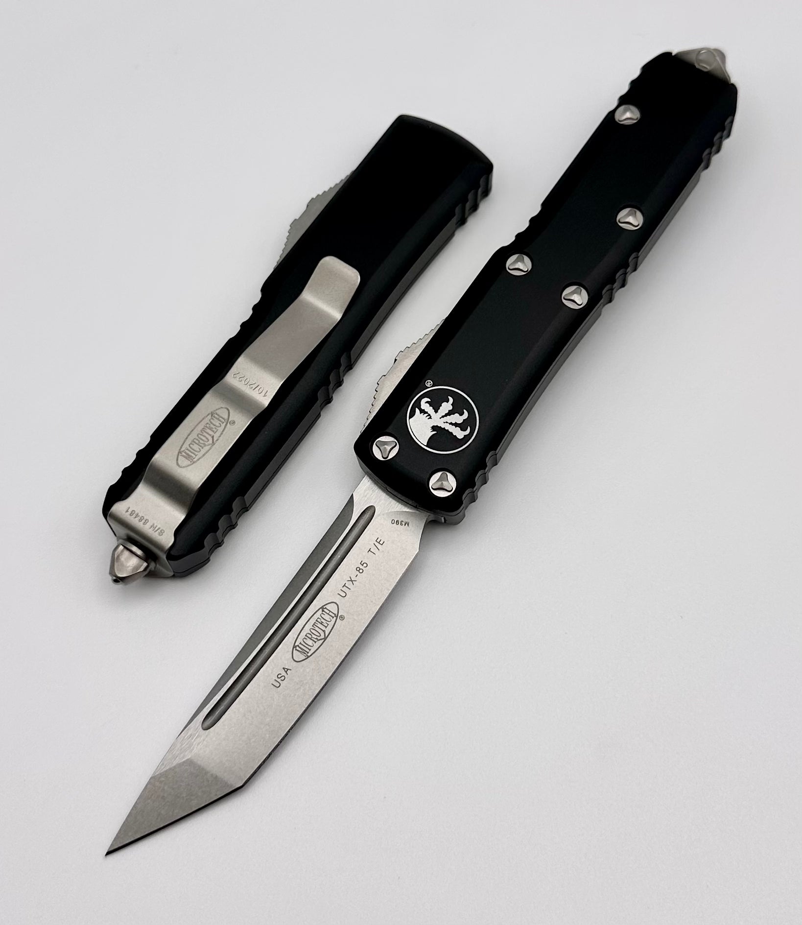 microtech UTX-85 stonewash 233-10 オート バネ抜き合法化済み 