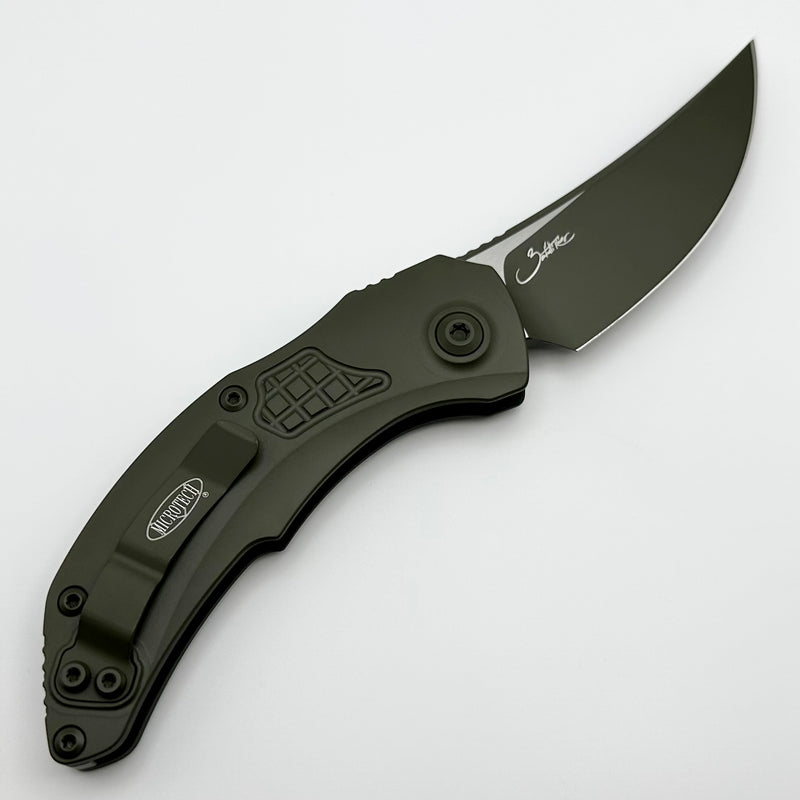 Microtech Knives & Bastinelli Brachial Cerakote OD Green Standard 268A-1COD
