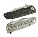 Reate Knives 9D-V2 Carbon Fiber & Titanium Handle w/ Belt Satin 154CM