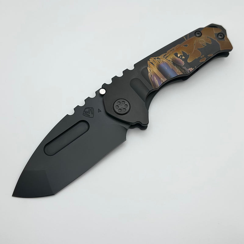 Medford Praetorian Genesis T DLC/Bronze Trump-Mug Handles w/ DLC S45VN Tanto