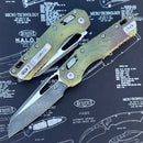 Microtech Knives MSI RAM LOK Outbreak Fluted Aluminum & M390MK 210-1FLOBS
