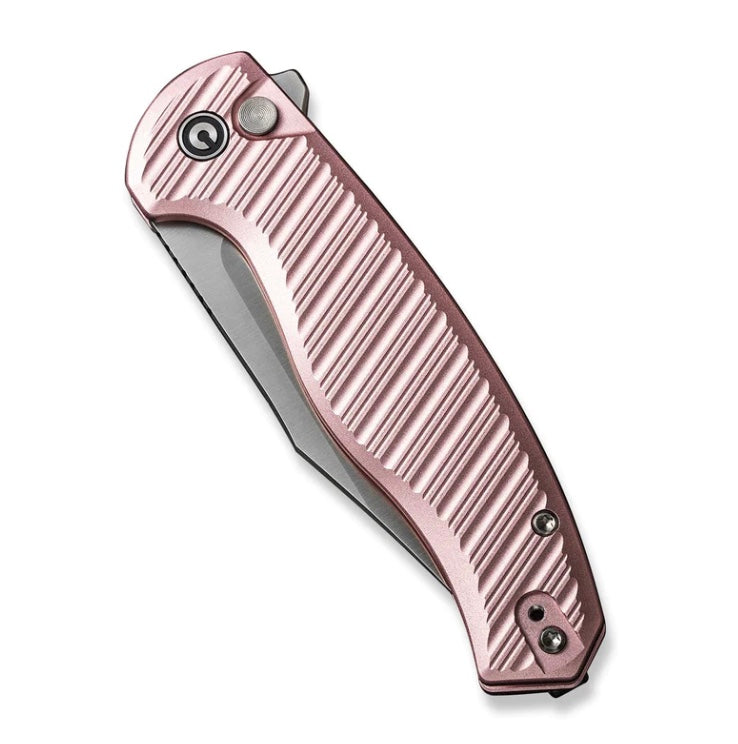 Civivi Stormhowl Flipper Satin/Pink Aluminum Handles w/ Nitro-V C23040B-3