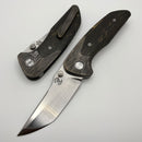 Mechforce & Barker Knives Collab Hokkaido w/ Tree Bark Titanium & CF Light Fat Carbon Handle & MagnaCut