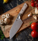 Microtech Santoku 6" Coyote Tan G-10/ Ti Handle w/ Stonewash M390MK 3200B-10CE