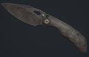 Pre Order Custom Knife Factory & Rotten Design EVO 5 Blackwash Titanium Handles w/ Blackwash M398