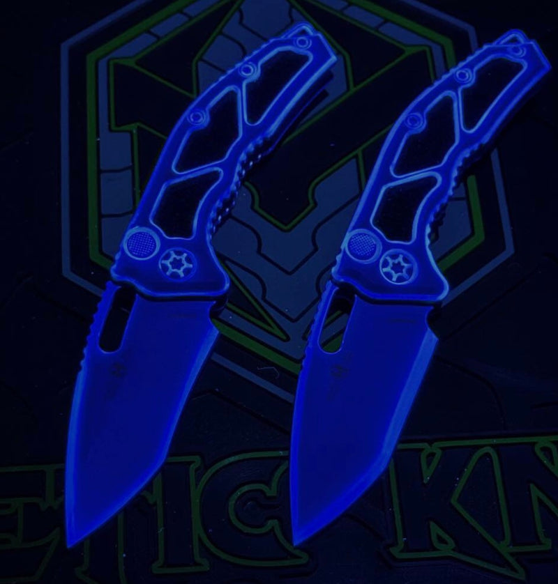 Heretic Knives Medusa Auto Secret Cel Shade w/ Tanto MagnaCut H011-CS-