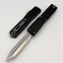 Microtech Ultratech Gen IV Topo Black Handle w/ Spartan D/E Stonewash M390MK 12234TP-10