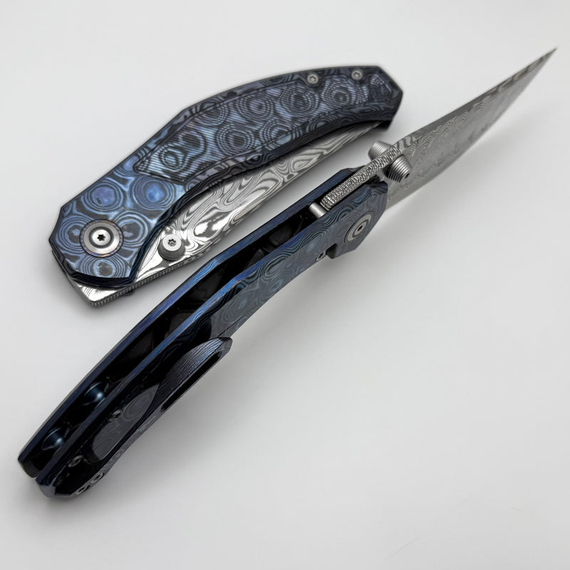 Custom Knife Factory Blava Dressed w/ ZircuTi Handles & Damasteel