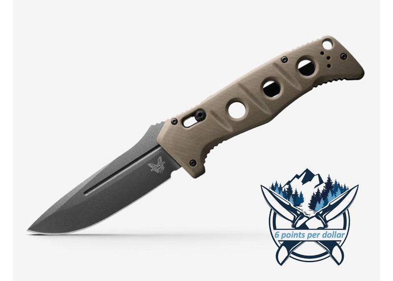 Benchmade Adamas Desert Tan G10 & Cruwear 2750GY-3